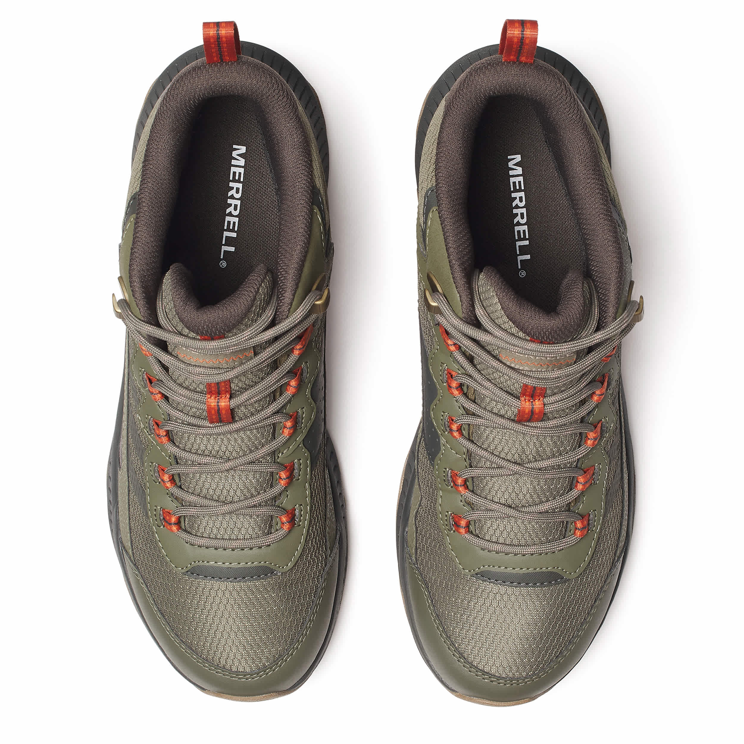 MERRELL-MENS SPEED STRIKE 2 MID WATERPROOF HIKING BOOT-OLIVE & 
