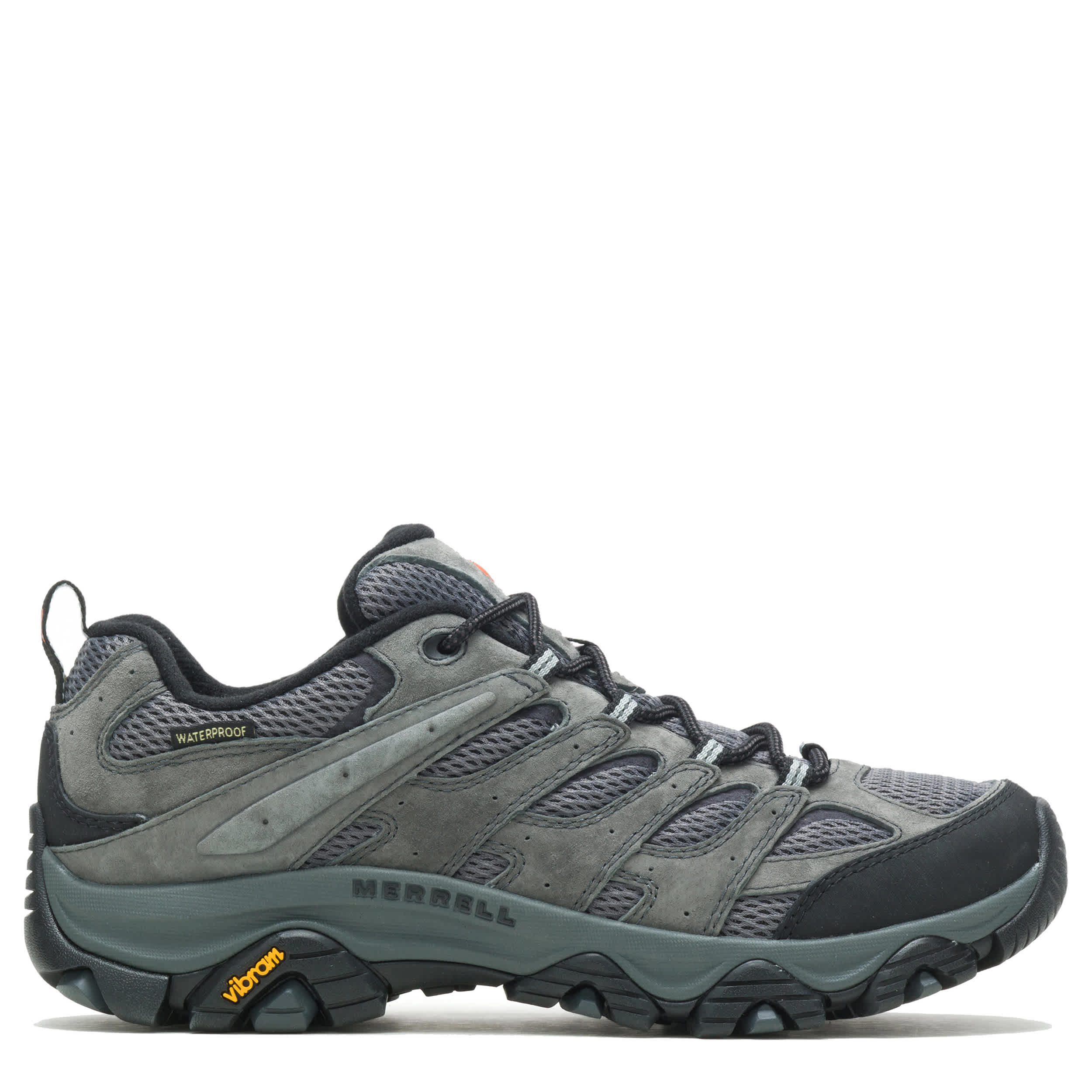 MERRELL-MENS MOAB 3 WATERPROOF HIKING SHOE-GREY & 