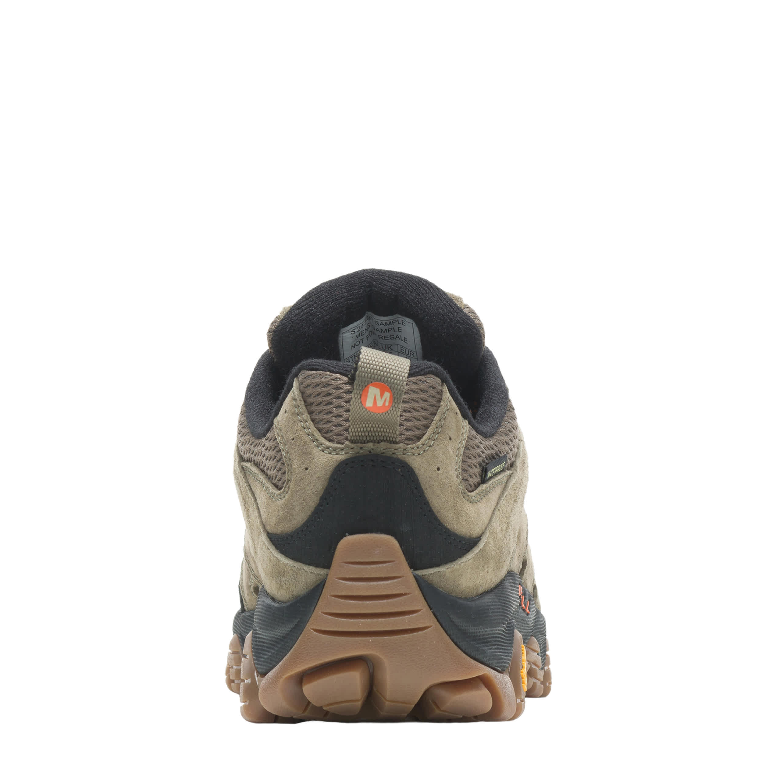 MERRELL-MENS MOAB 3 WATERPROOF HIKING SHOE-OLIVE & GUM