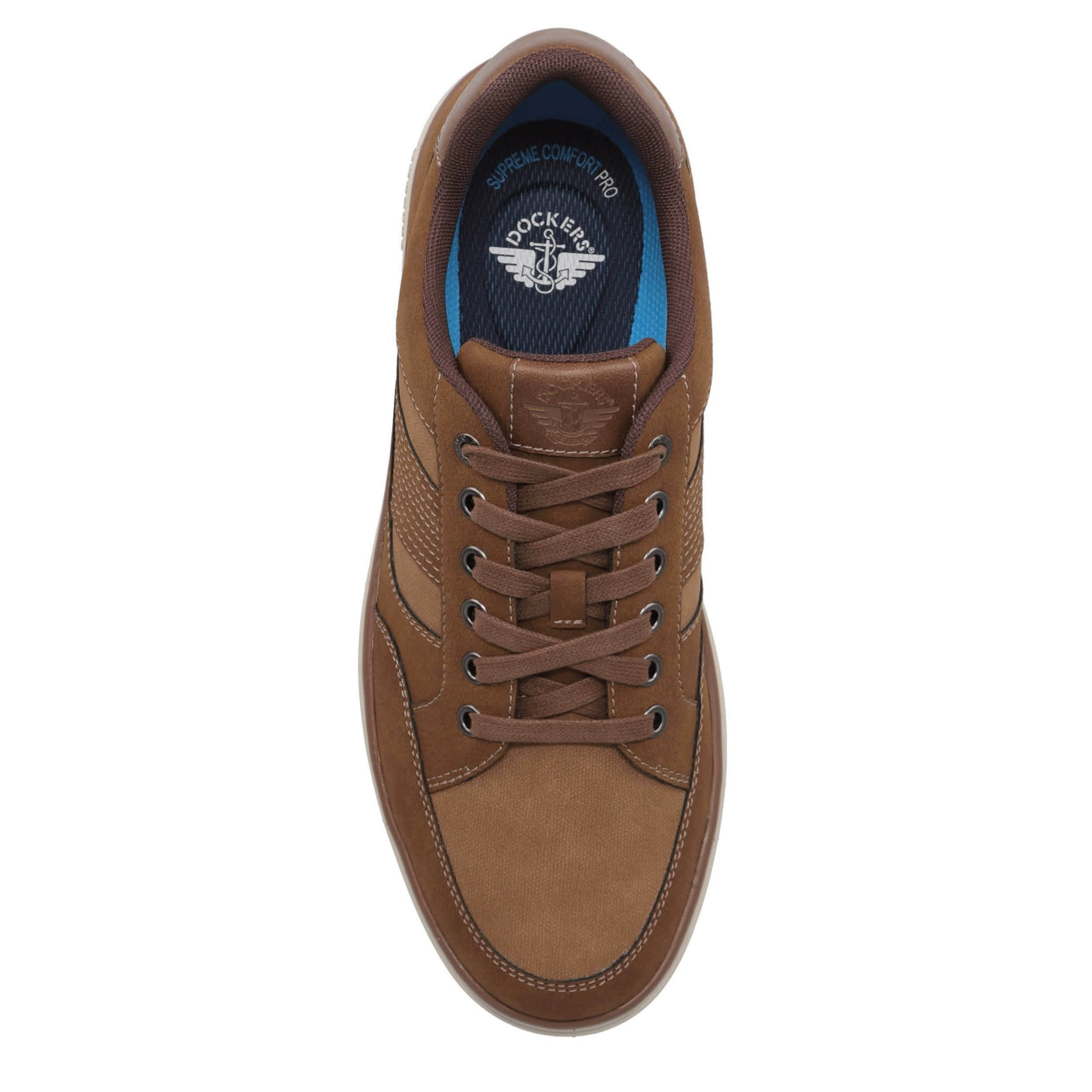 DOCKERS-MENS FIELDER SNEAKER-BROWN & 