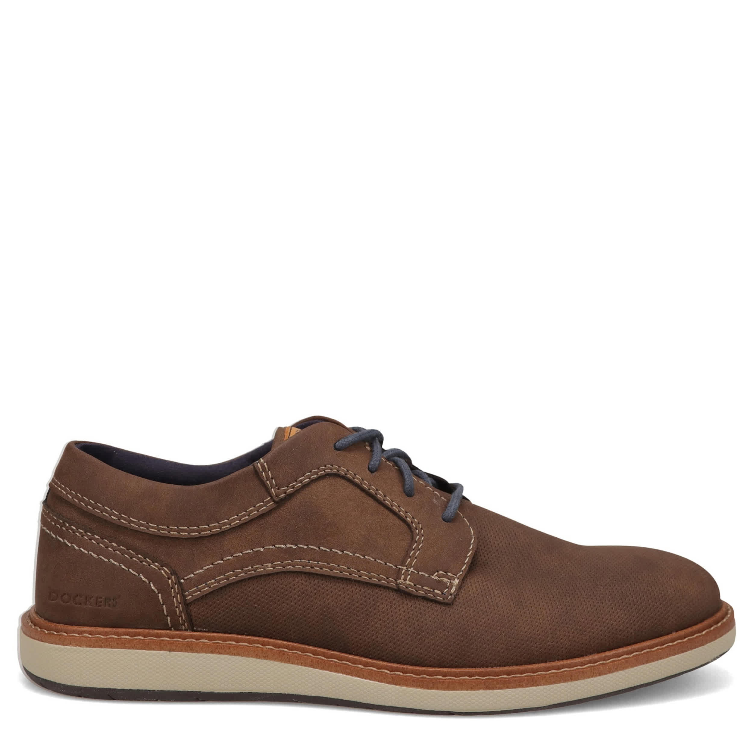 DOCKERS-MENS HALSTEAD OXFORD-DARK BROWN & 