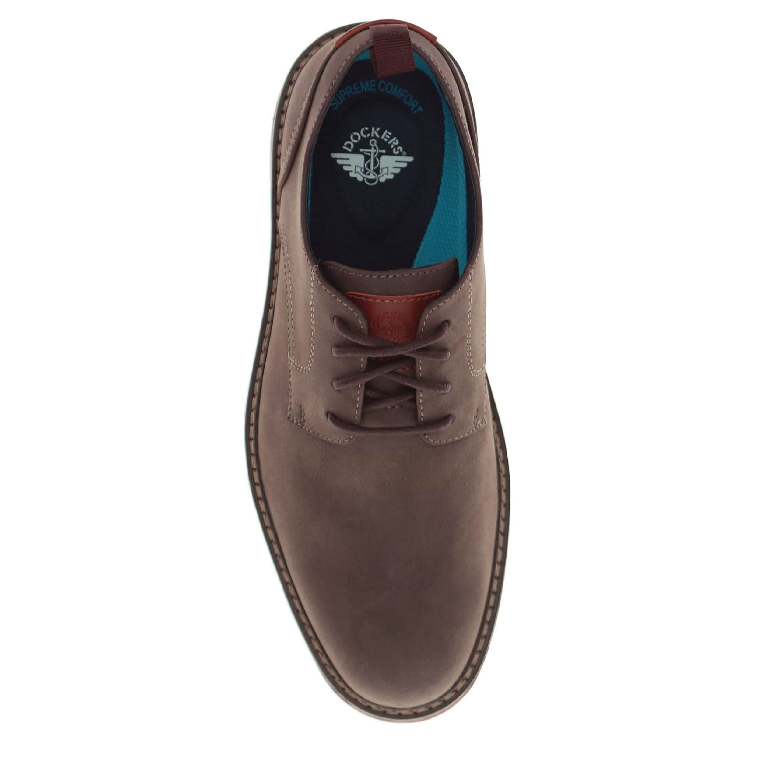 DOCKERS-MENS EASEDALE OXFORD-DARK BROWN & 