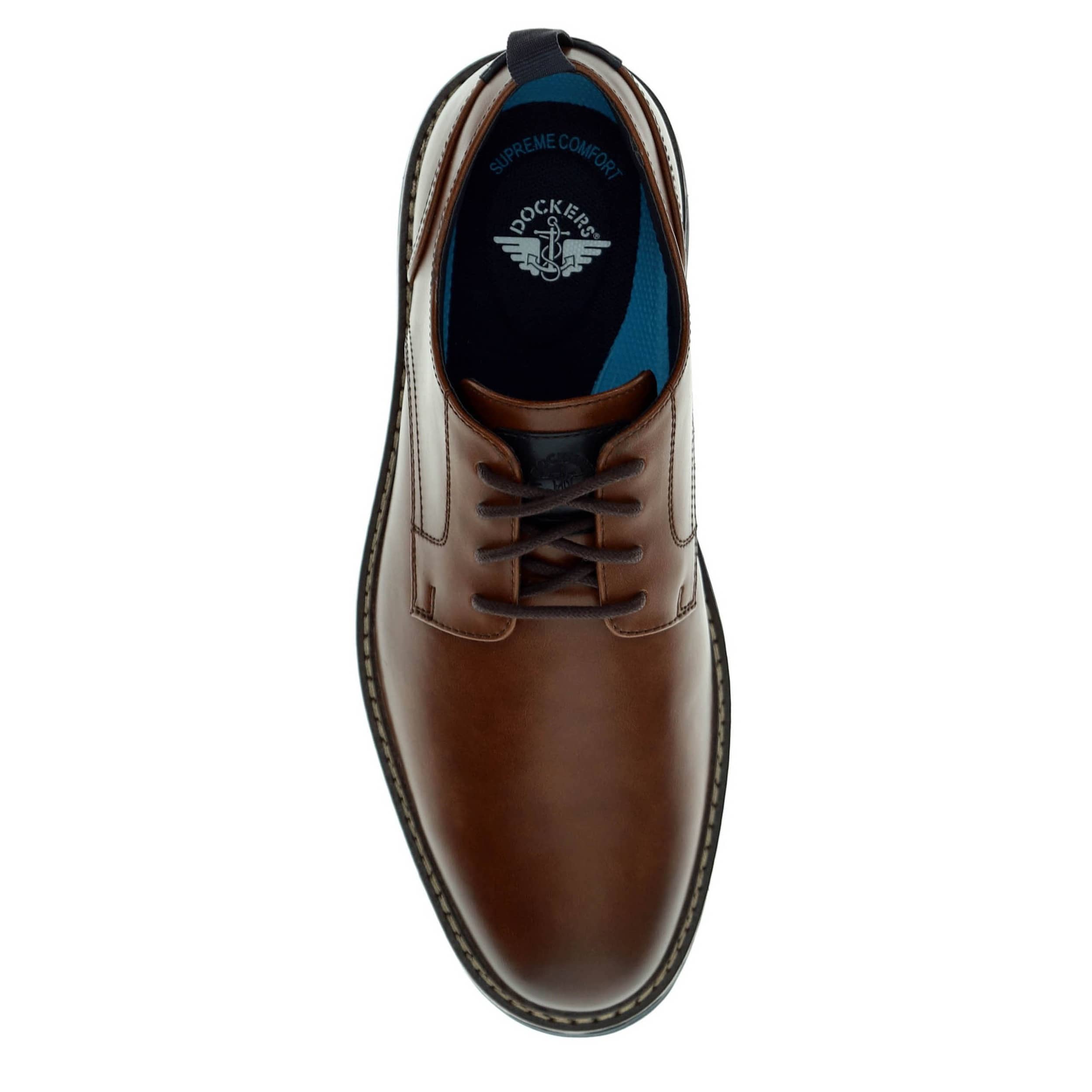DOCKERS-MENS EASEDALE OXFORD-COGNAC & 