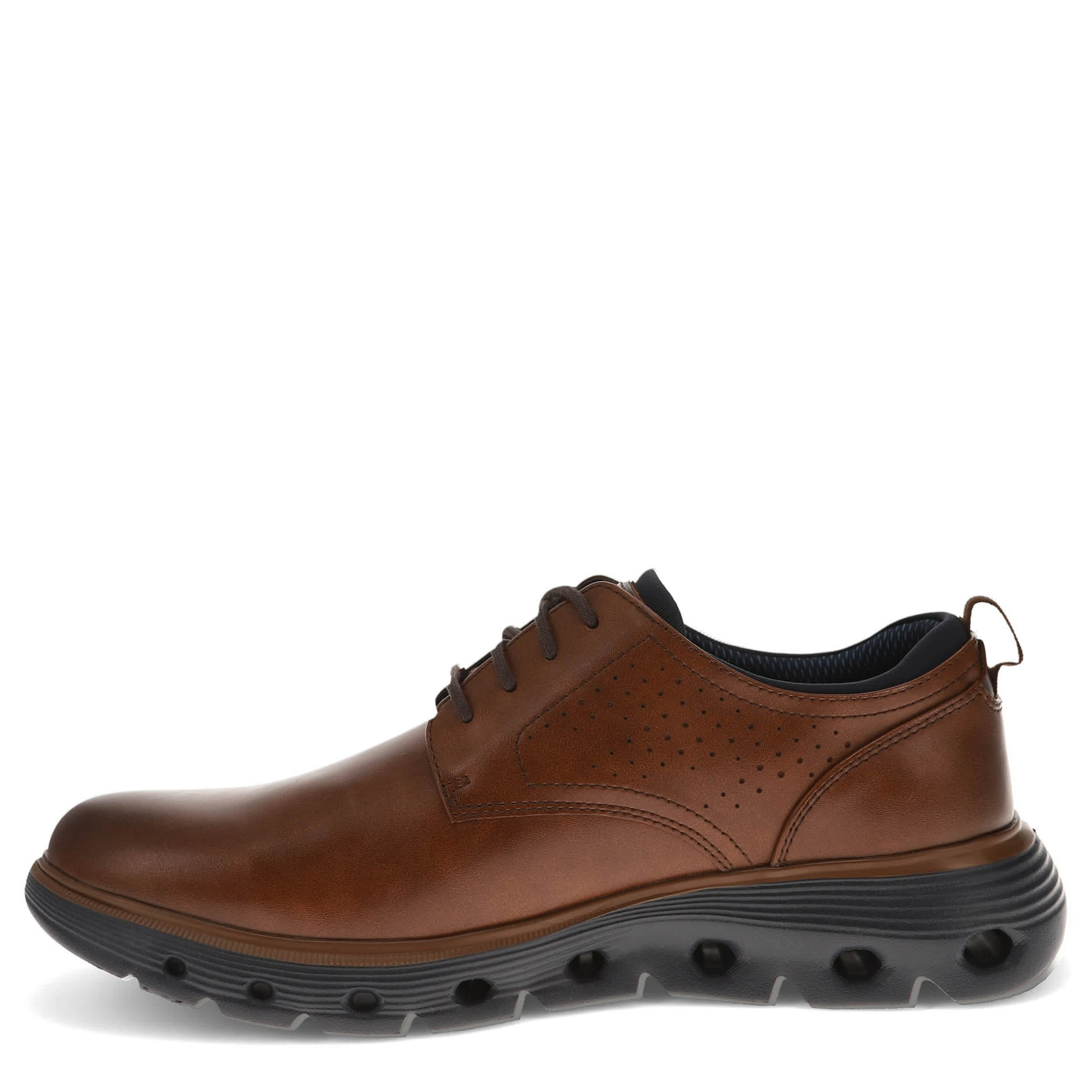 DOCKERS-MENS FRANCO OXFORD-COGNAC & NAVY