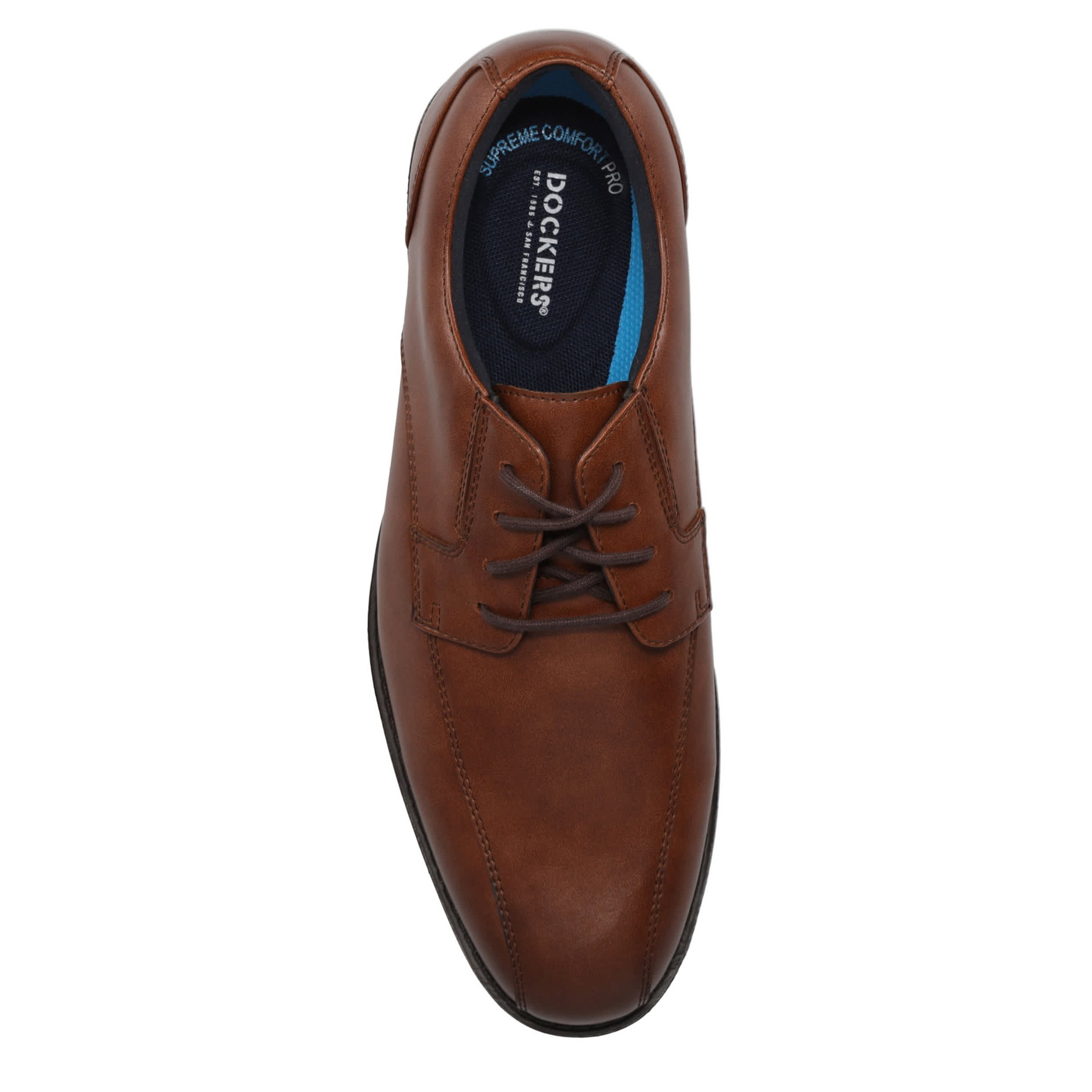 DOCKERS-MENS BAINBRIDGE OXFORD-COGNAC & 