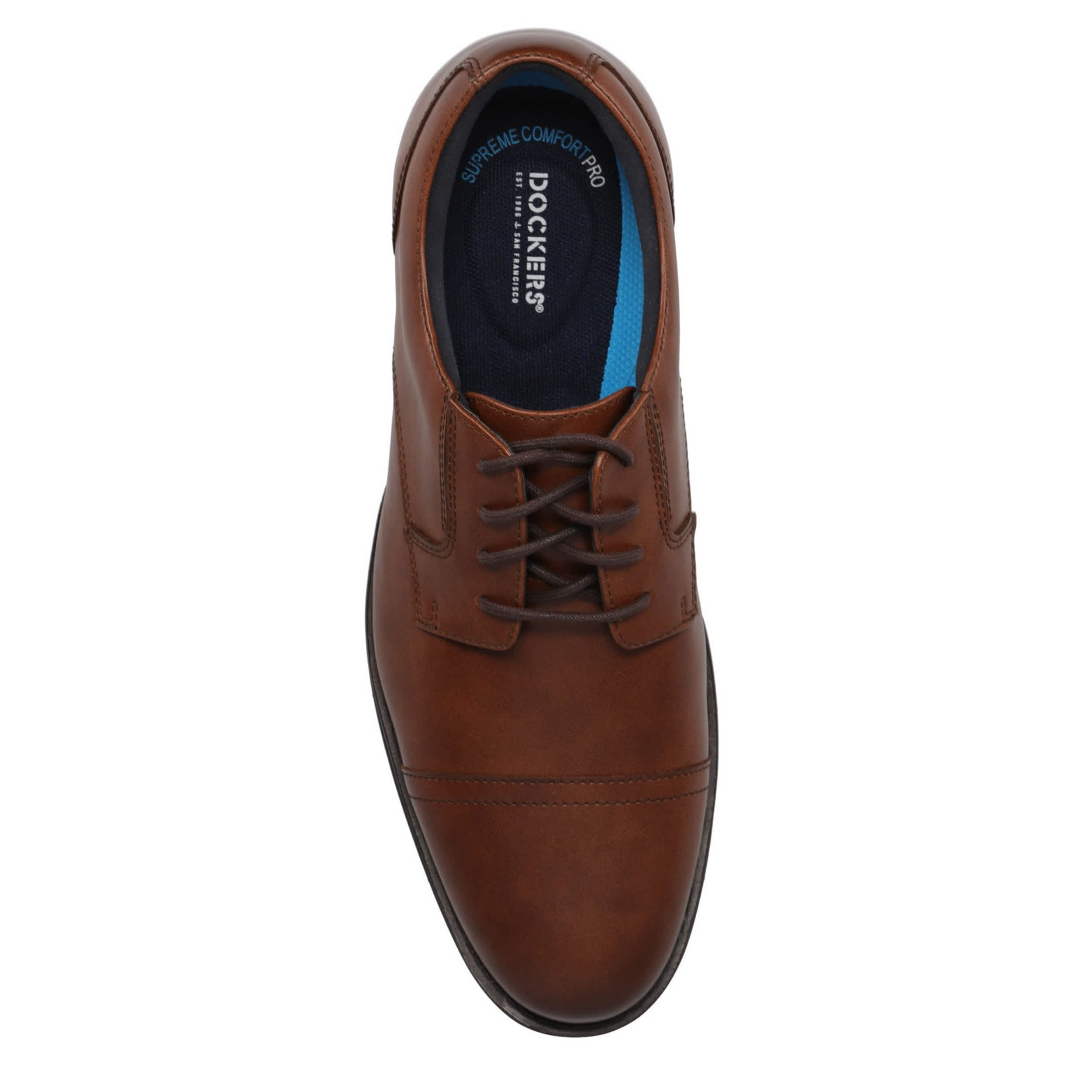 DOCKERS-MENS BELVEDERE OXFORD-COGNAC & 