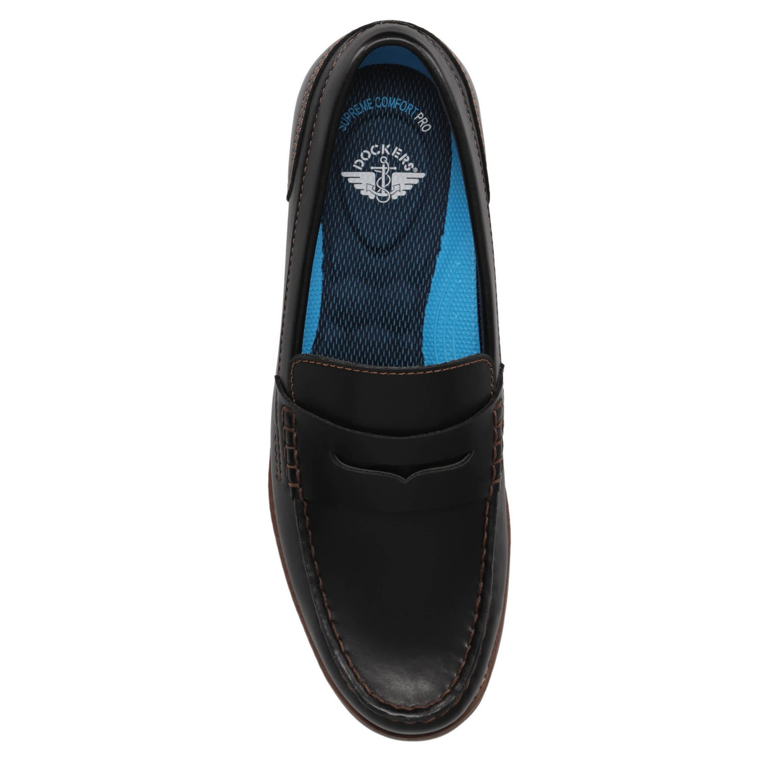 DOCKERS-MENS PEMBROKE PENNY LOAFER-BLACK & 