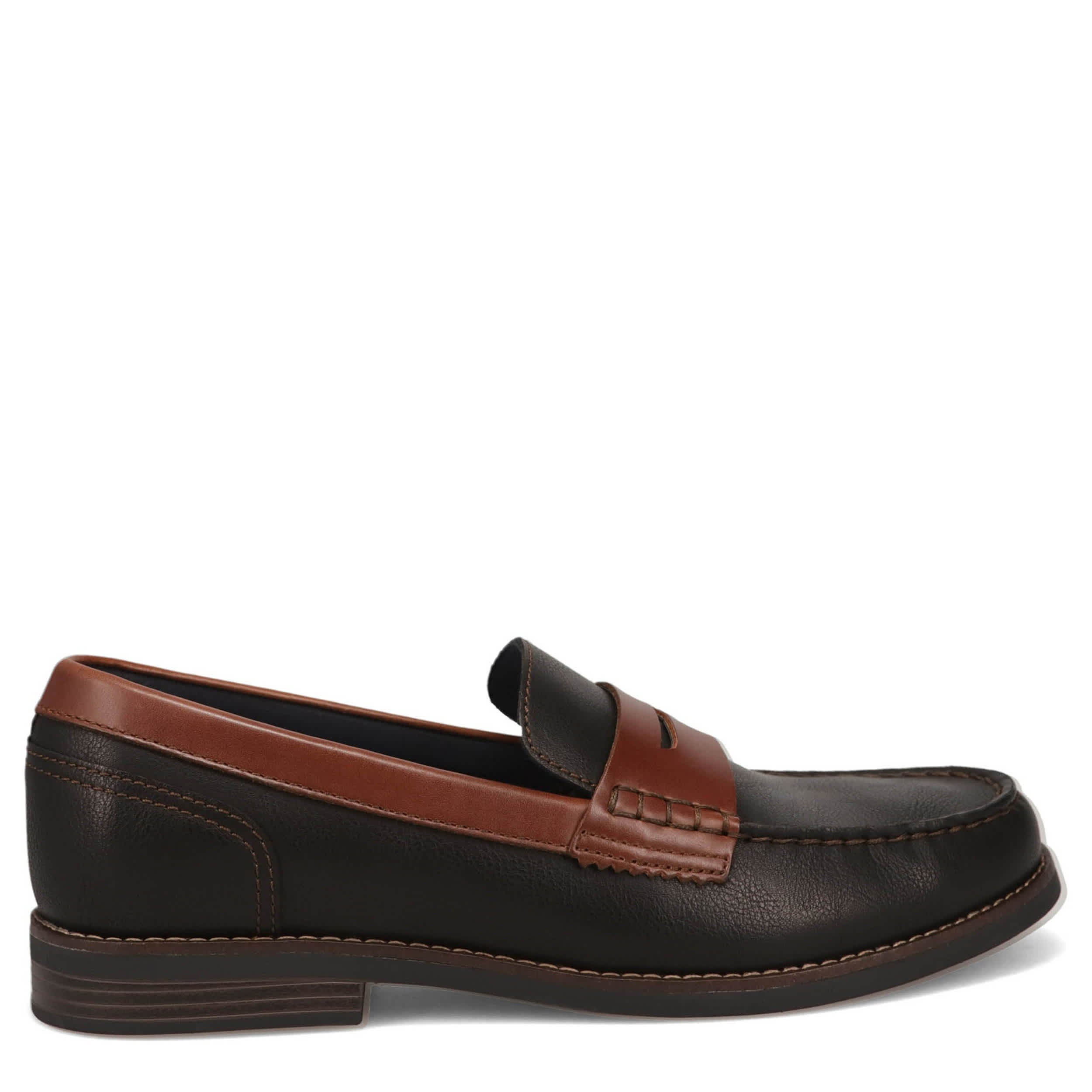 DOCKERS-MENS PEMBROKE PENNY LOAFER-BLACK & BROWN