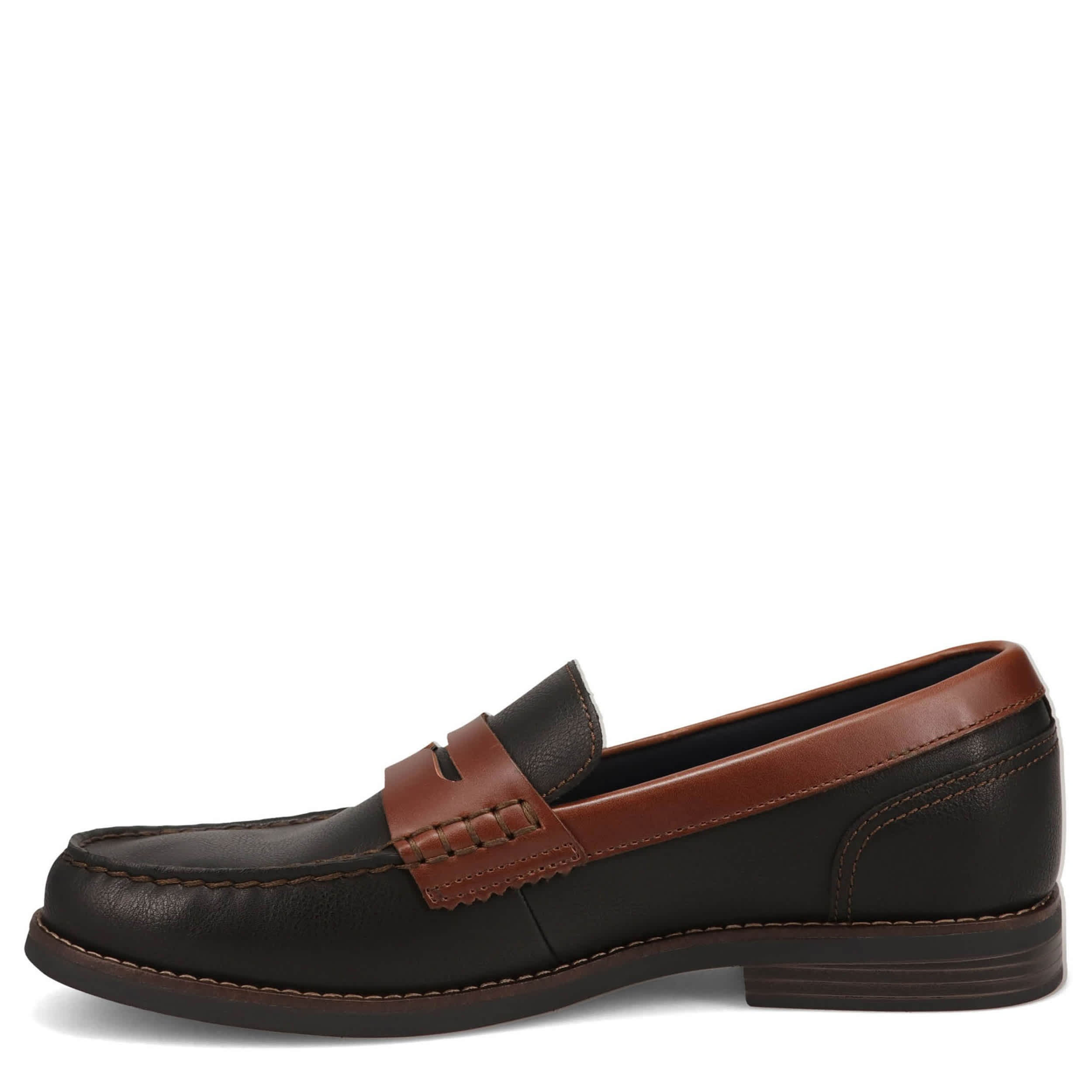 DOCKERS-MENS PEMBROKE PENNY LOAFER-BLACK & BROWN