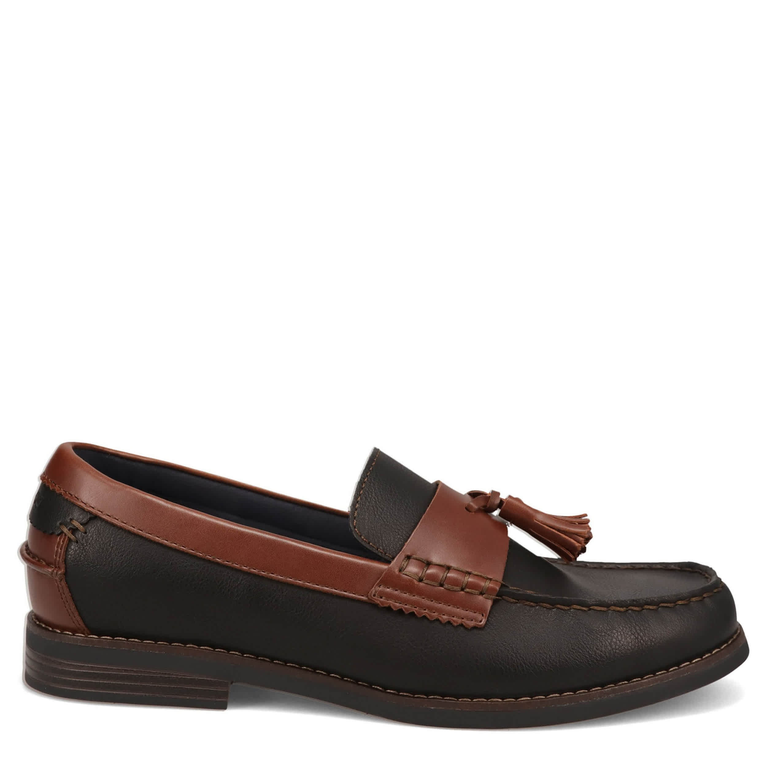 DOCKERS-MENS PULLMAN LOAFER-BLACK & BROWN
