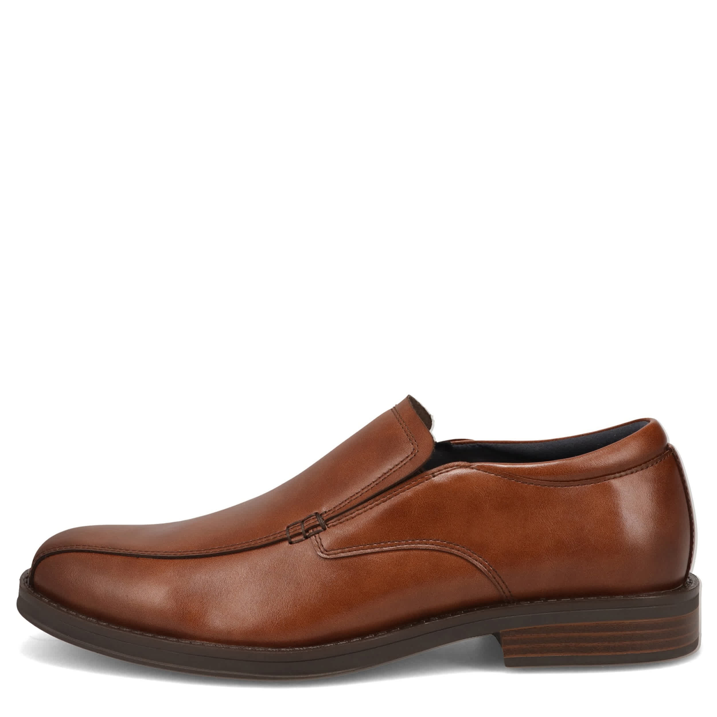 DOCKERS-MENS BENEDICT SLIP ON-COGNAC & 