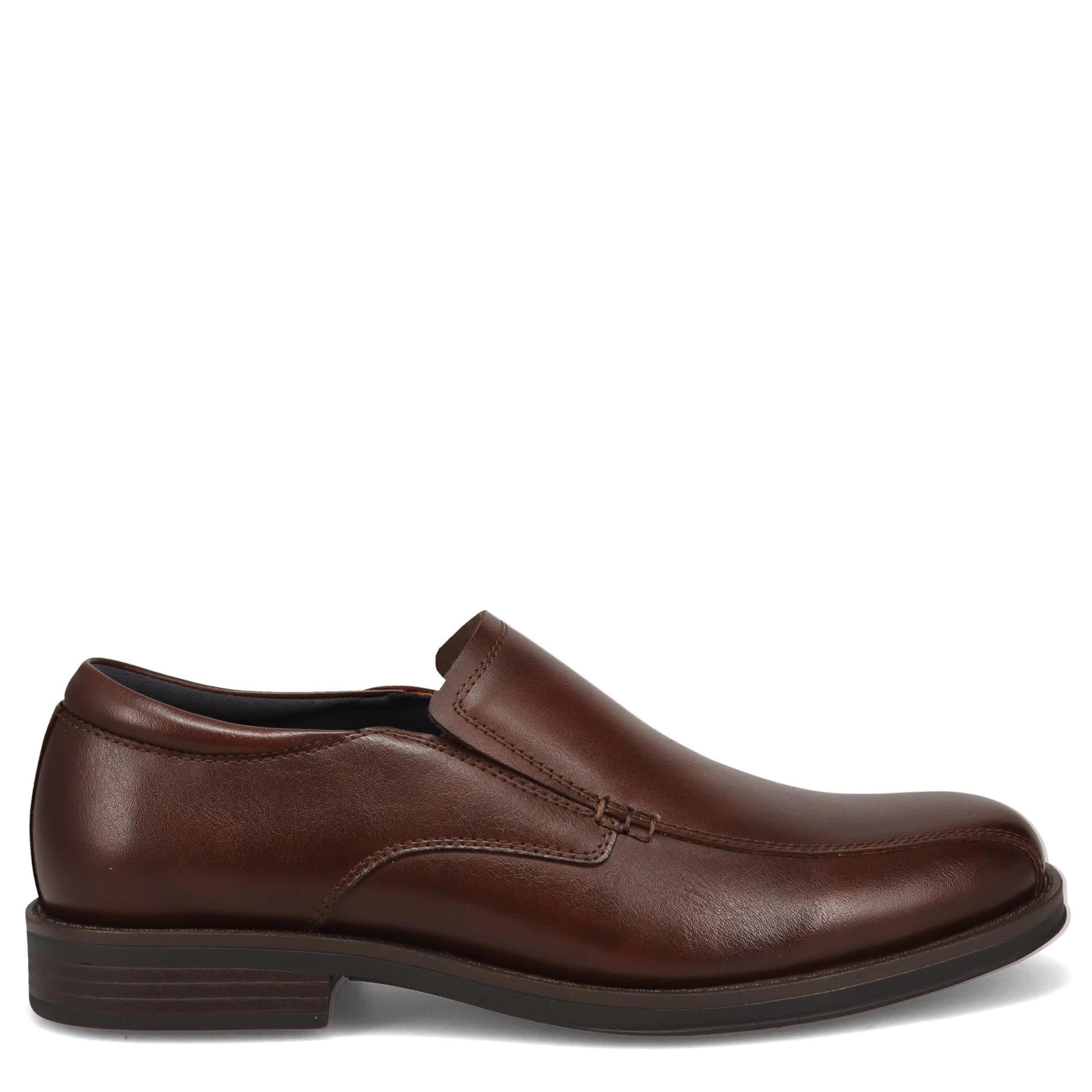 DOCKERS-MENS BENEDICT SLIP ON-CHESTNUT & 