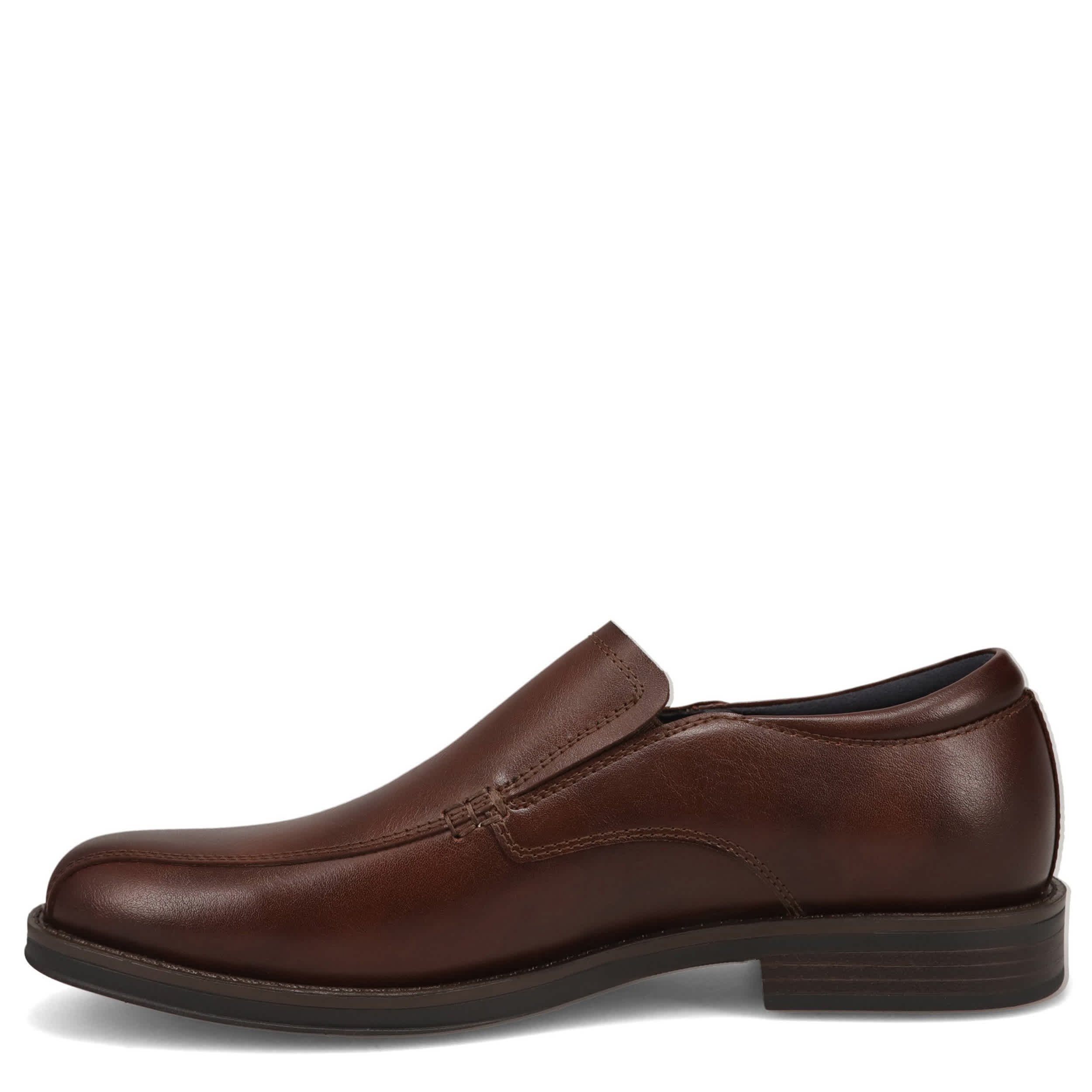 DOCKERS-MENS BENEDICT SLIP ON-CHESTNUT & 