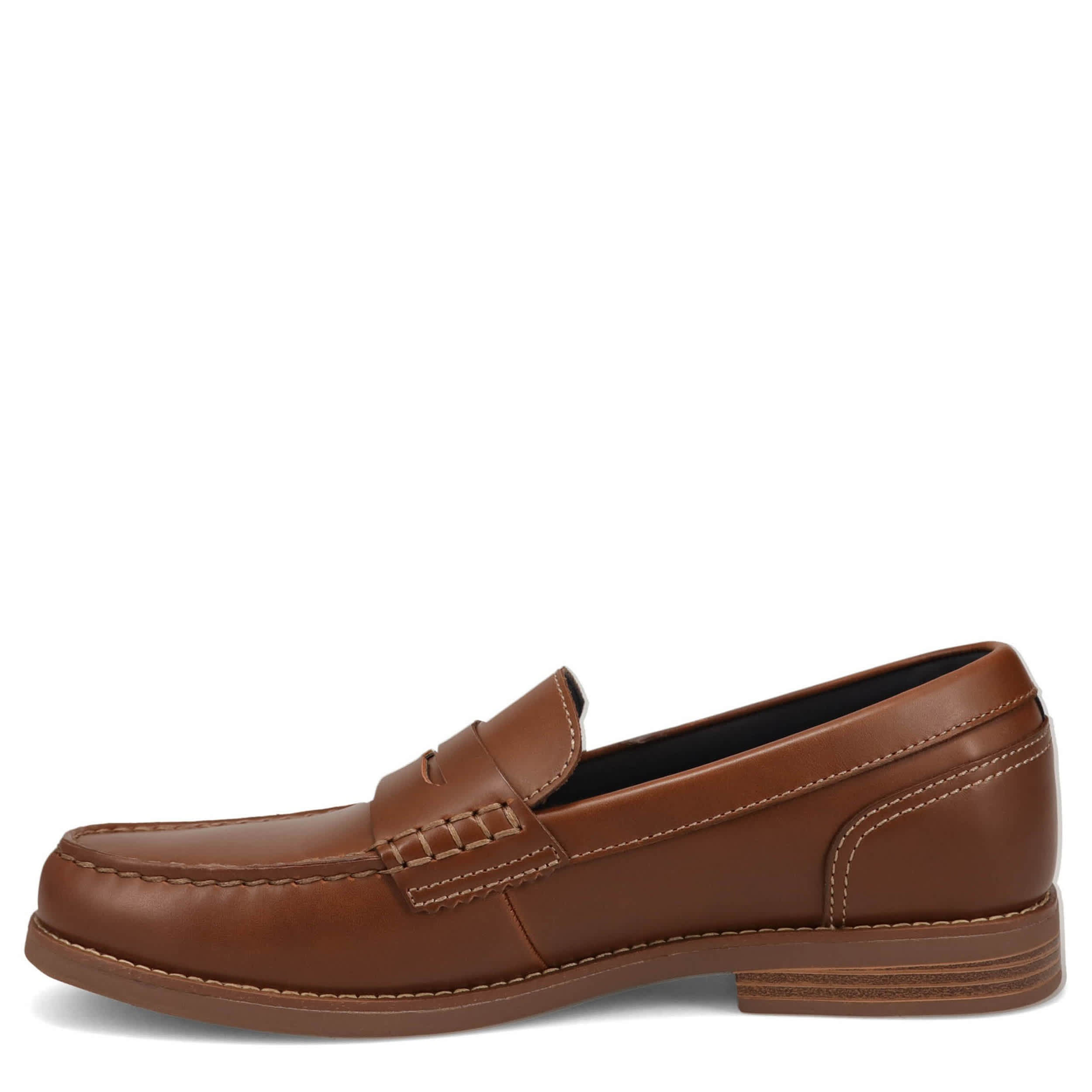 DOCKERS-MENS PEMBROKE PENNY LOAFER-DARK TAN & 