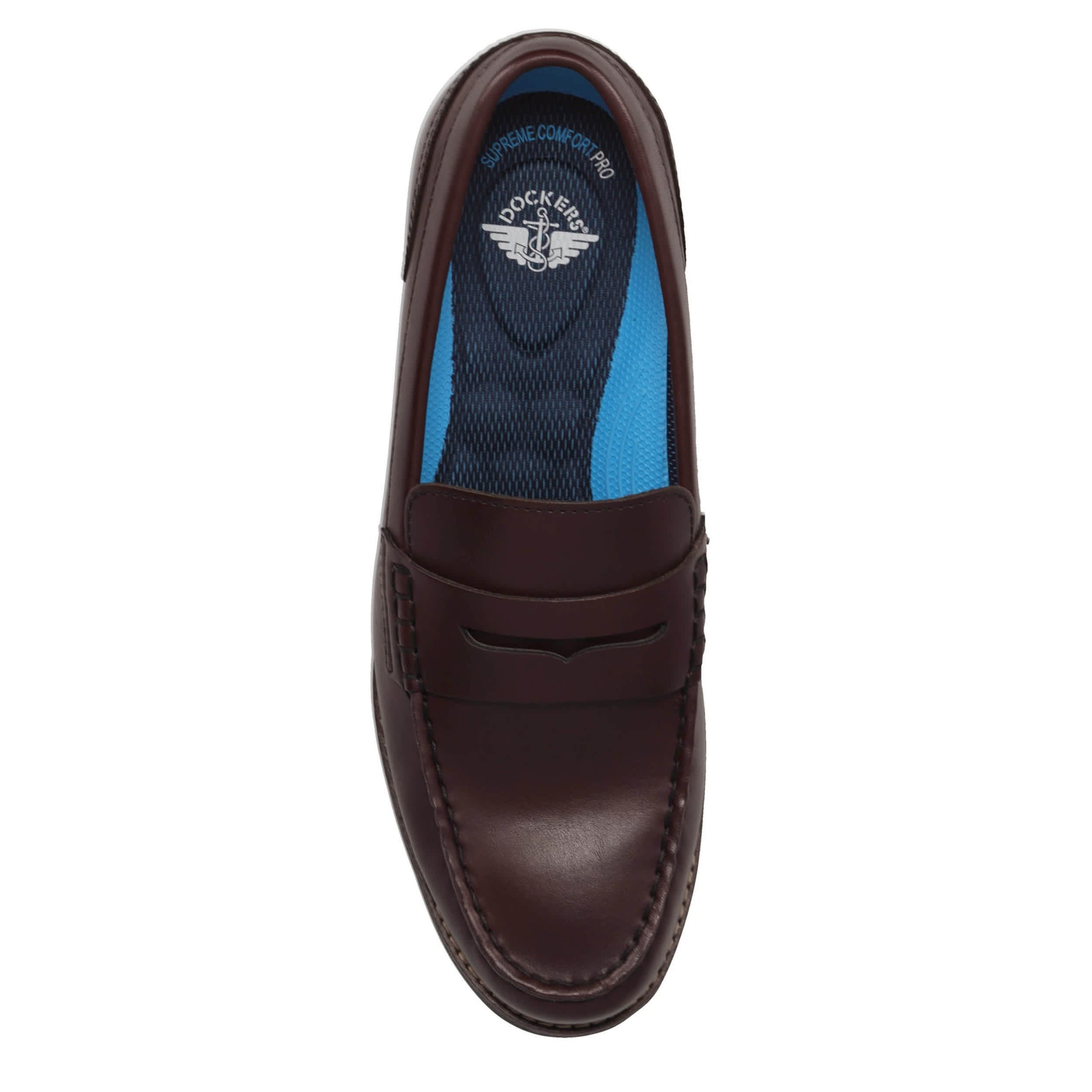 DOCKERS-MENS PEMBROKE PENNY LOAFER-BURGUNDY & 