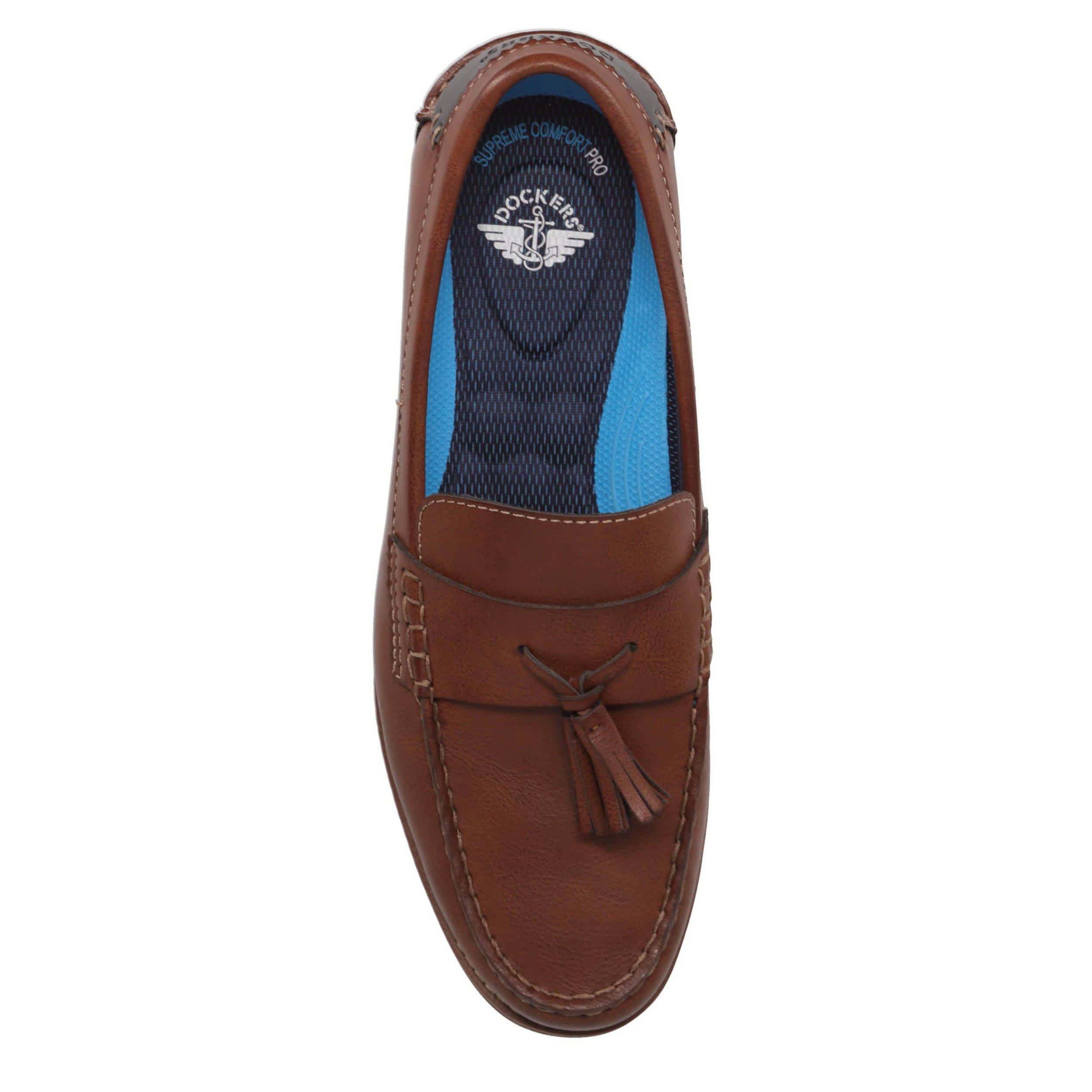 DOCKERS-MENS PULLMAN LOAFER-COGNAC & 
