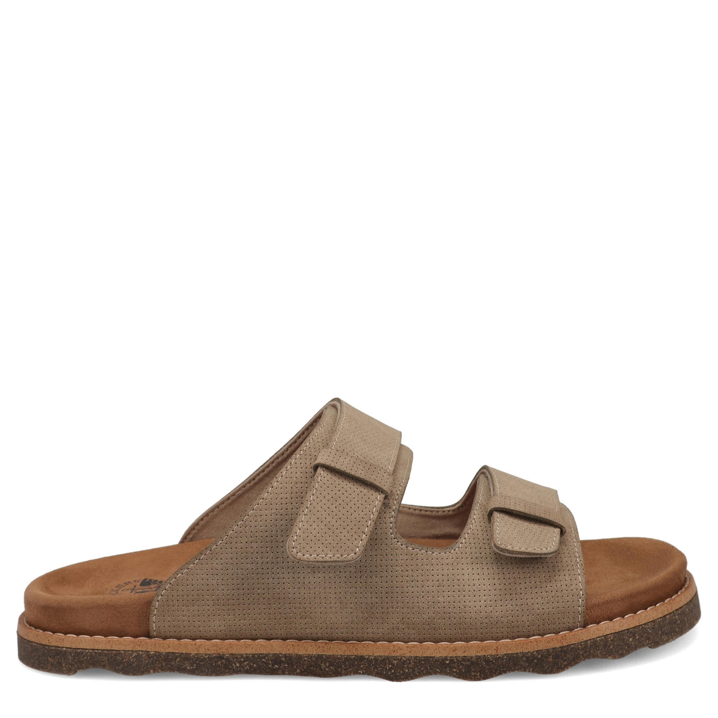 DOCKERS-MENS BURNHAM SLIDE SANDAL-TAUPE & 