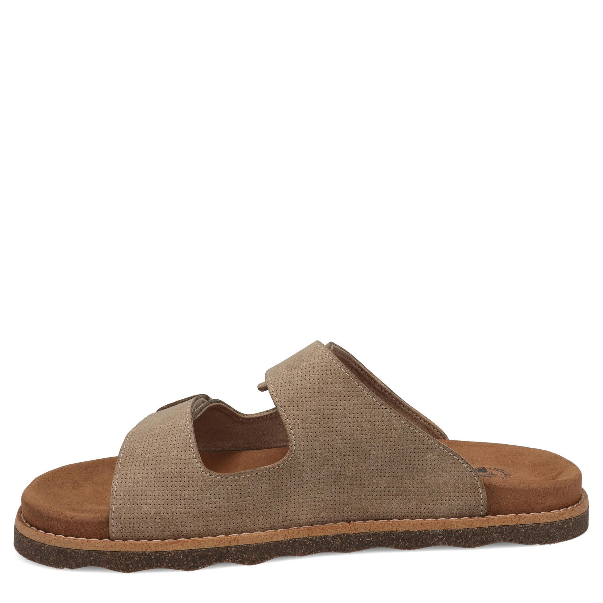 DOCKERS-MENS BURNHAM SLIDE SANDAL-TAUPE & 