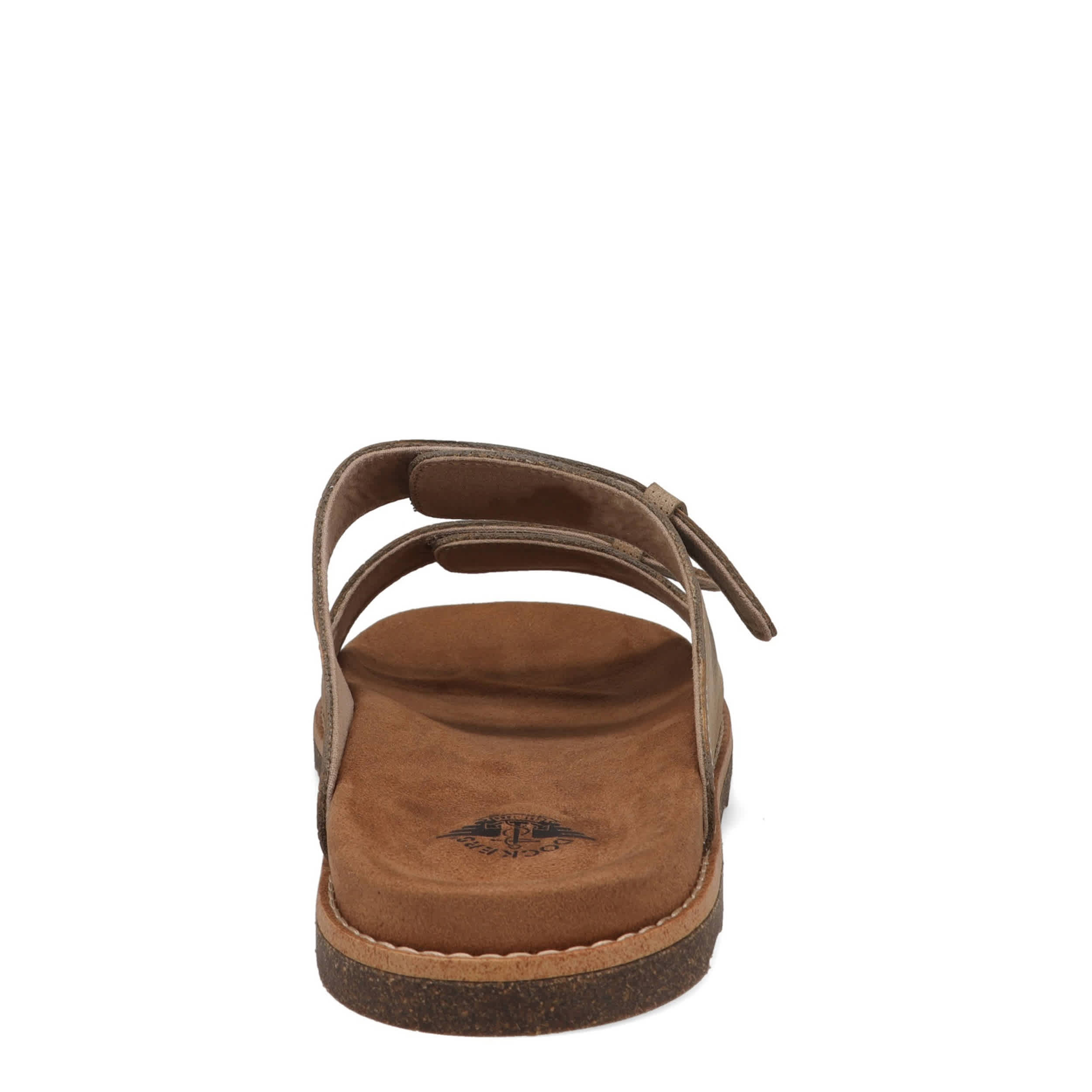 DOCKERS-MENS BURNHAM SLIDE SANDAL-TAUPE & 