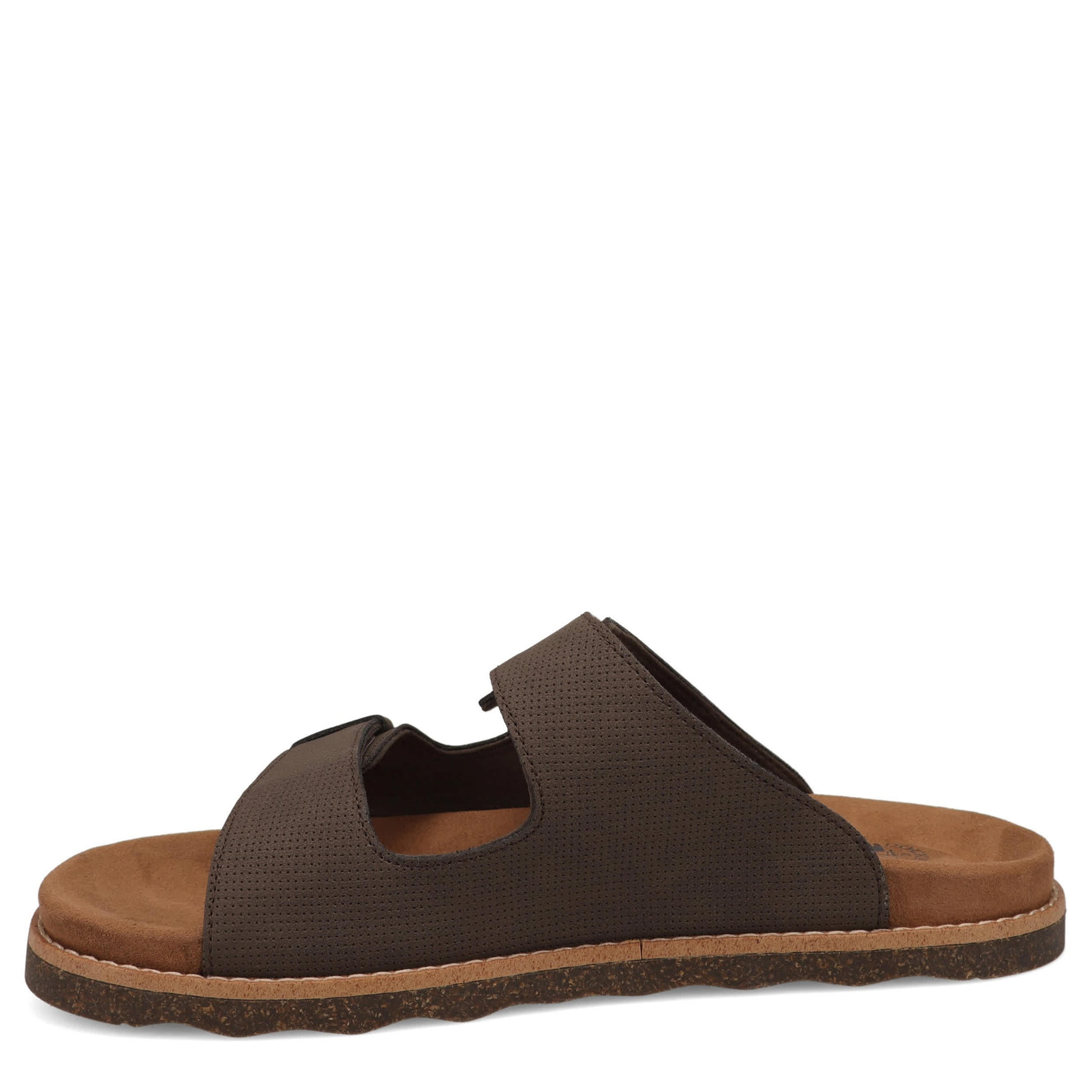 DOCKERS-MENS BURNHAM SLIDE SANDAL-BROWN & 