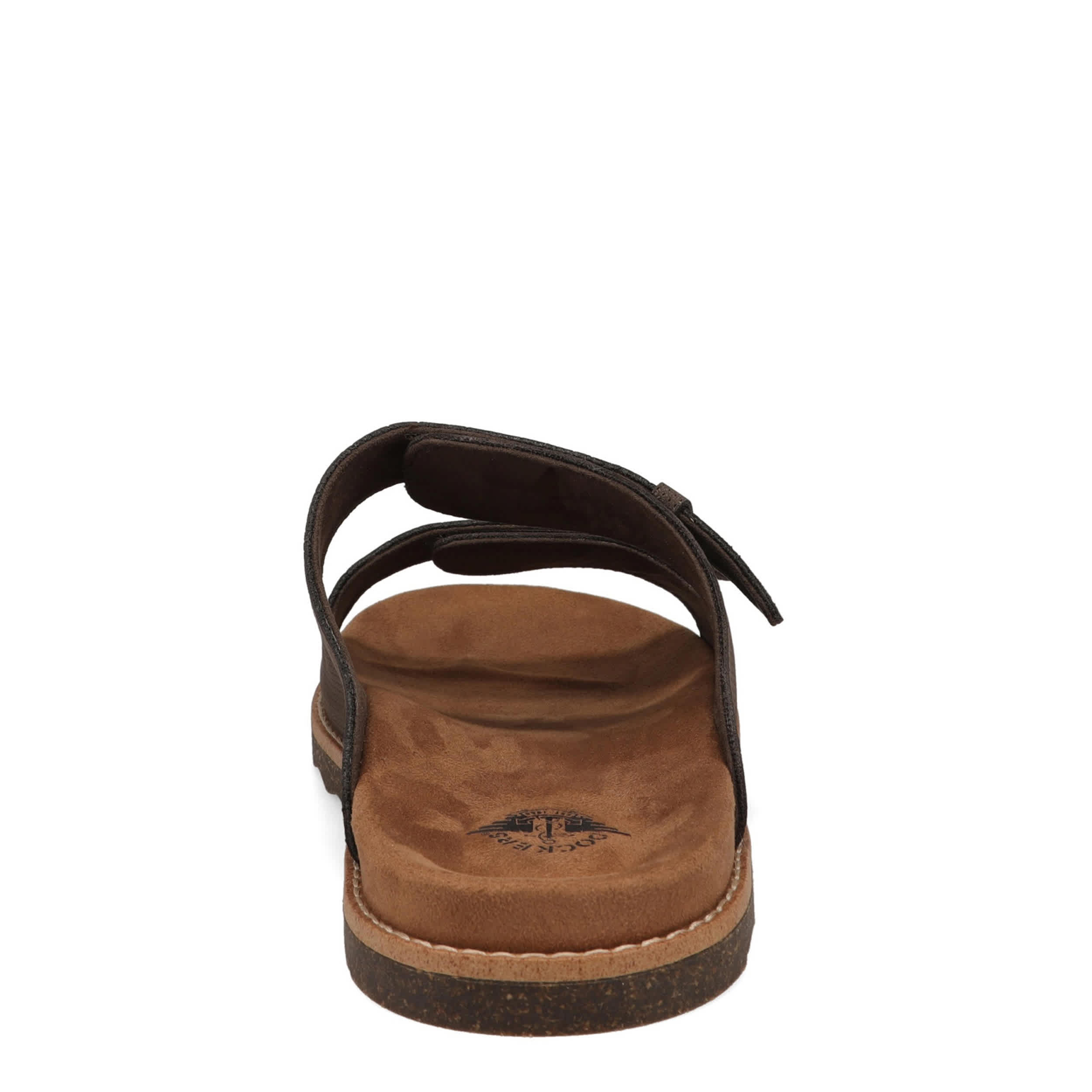 DOCKERS-MENS BURNHAM SLIDE SANDAL-BROWN & 