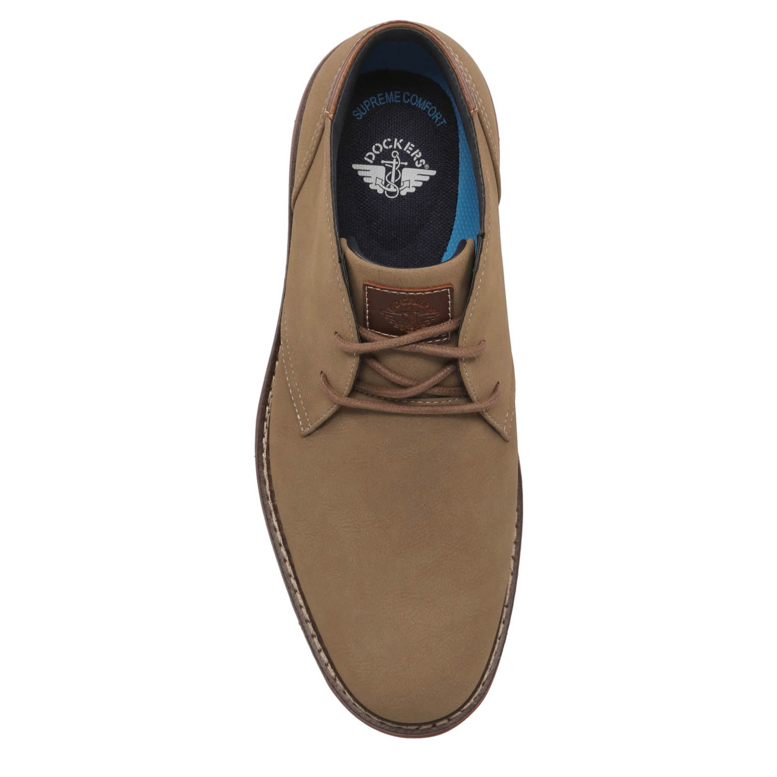 DOCKERS-MENS ESMOND CHUKKA BOOT-TAUPE & 