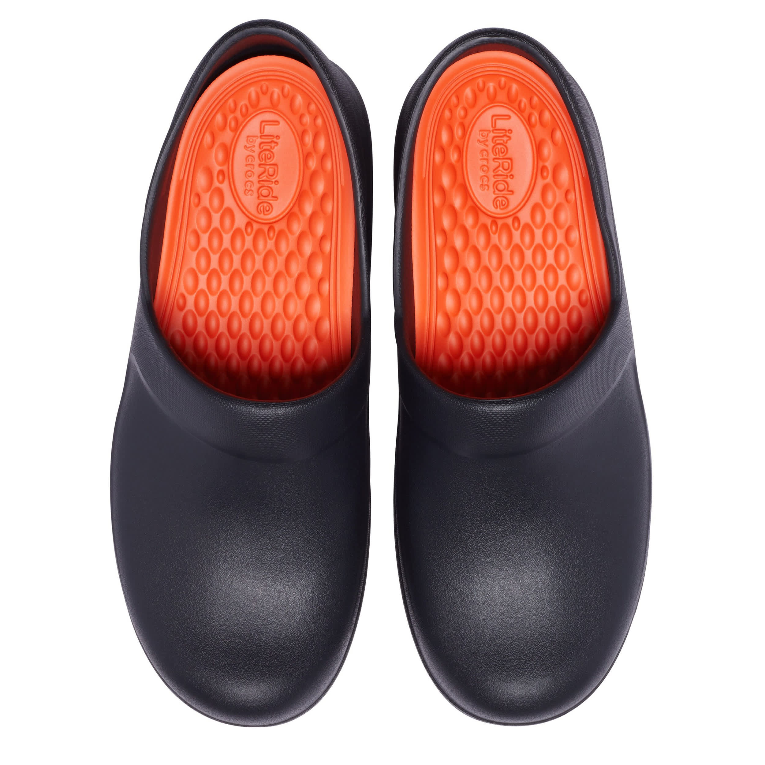 CROCS-WOMENS NERIA PRO II LITERIDE WORK CLOG-BLACK & 