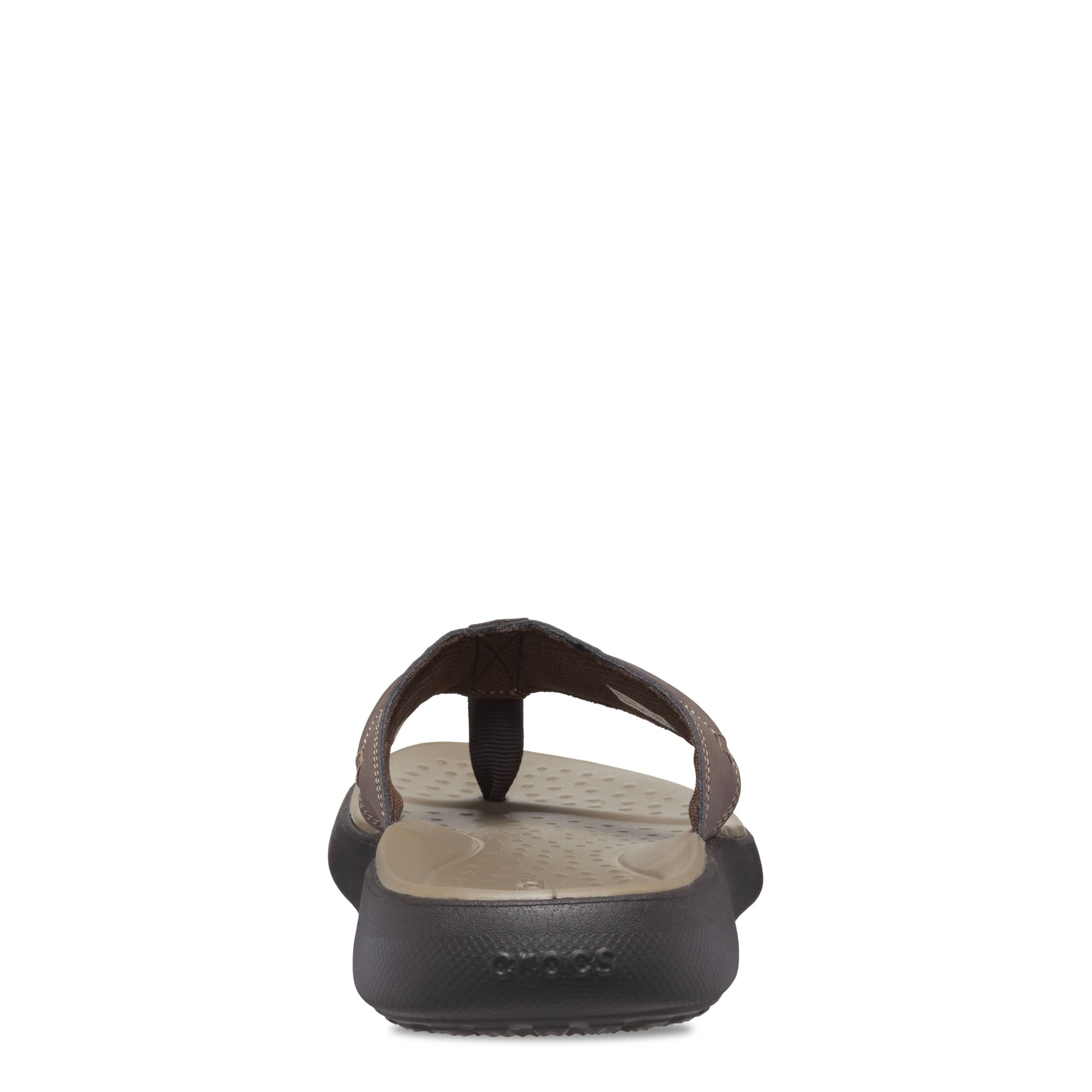CROCS-MENS YUKON VISTA II FLIP FLOP SANDAL-ESPRESSO & 