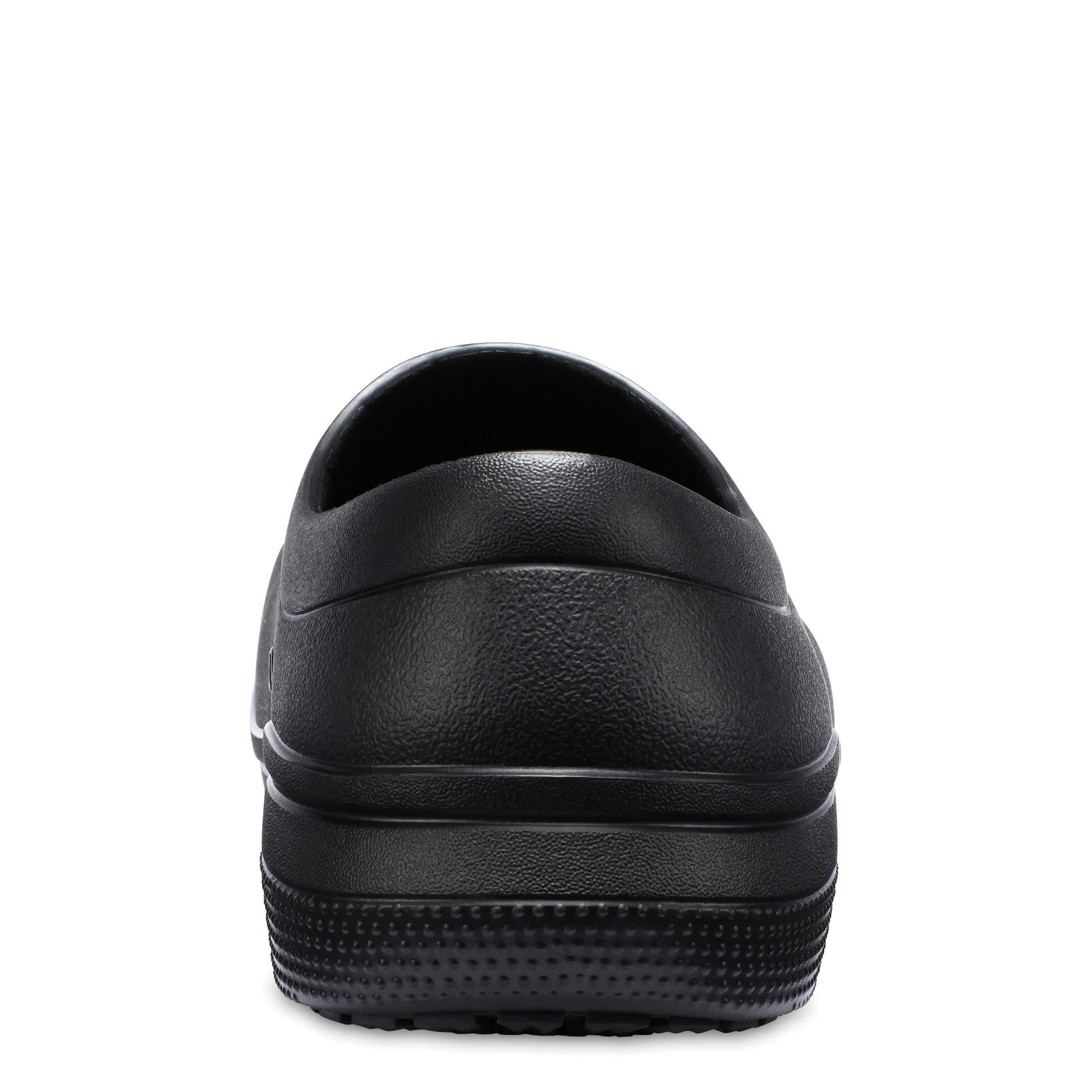 CROCS-UNISEX ON THE CLOCK WORK SLIP ON-BLACK & 