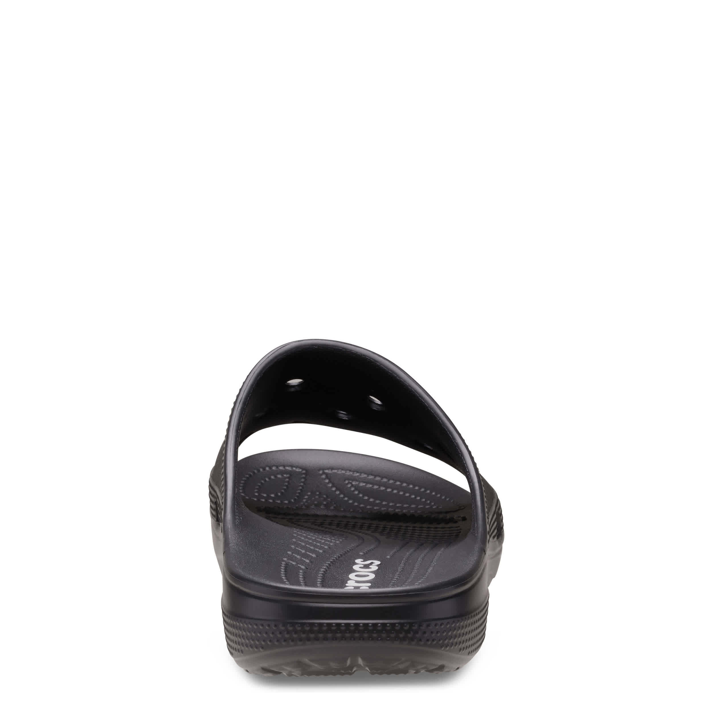 CROCS-MENS SATURDAY SLIDE SANDAL-BLACK & 