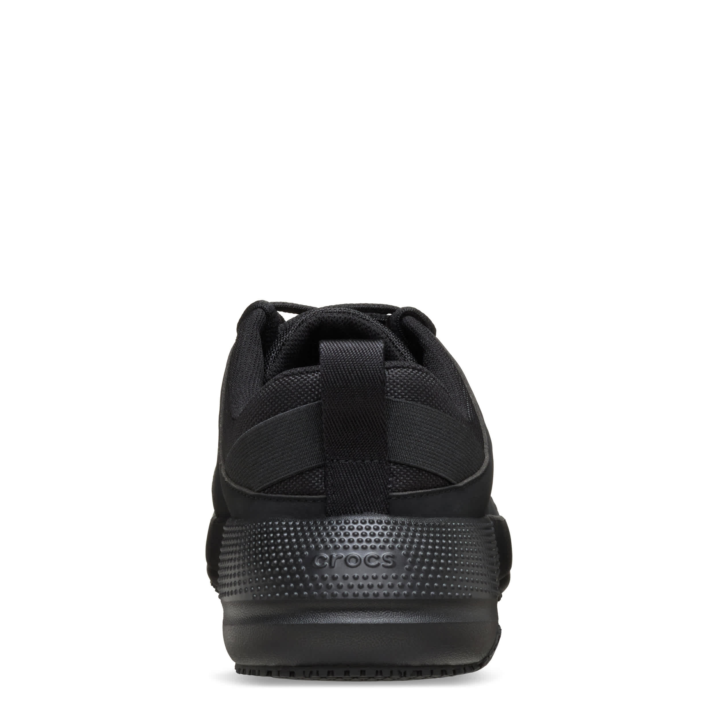 CROCS-MENS ON THE CLOCK WORK SNEAKER-BLACK & 
