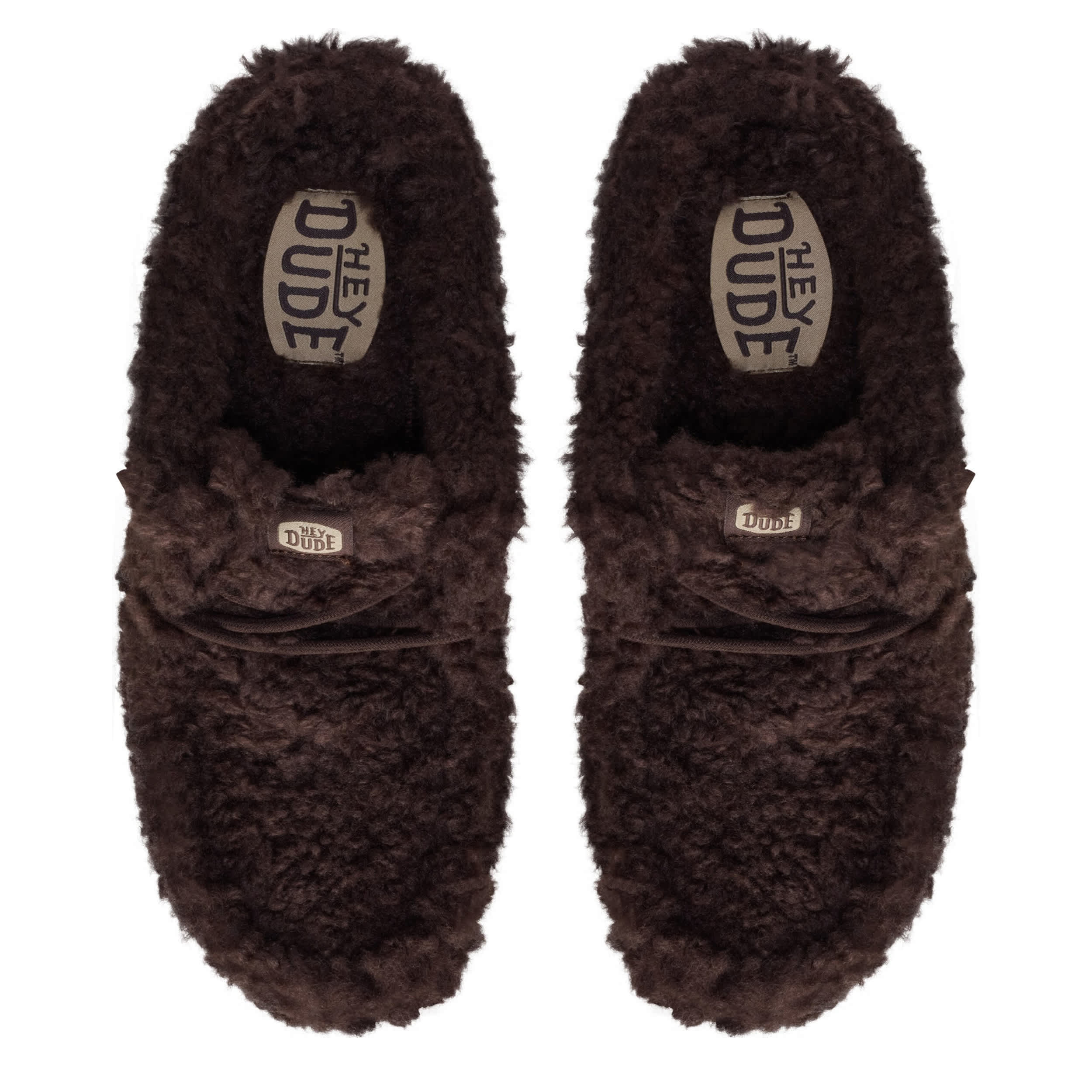 HEYDUDE-MENS WALLY SLIPPER-BROWN & 
