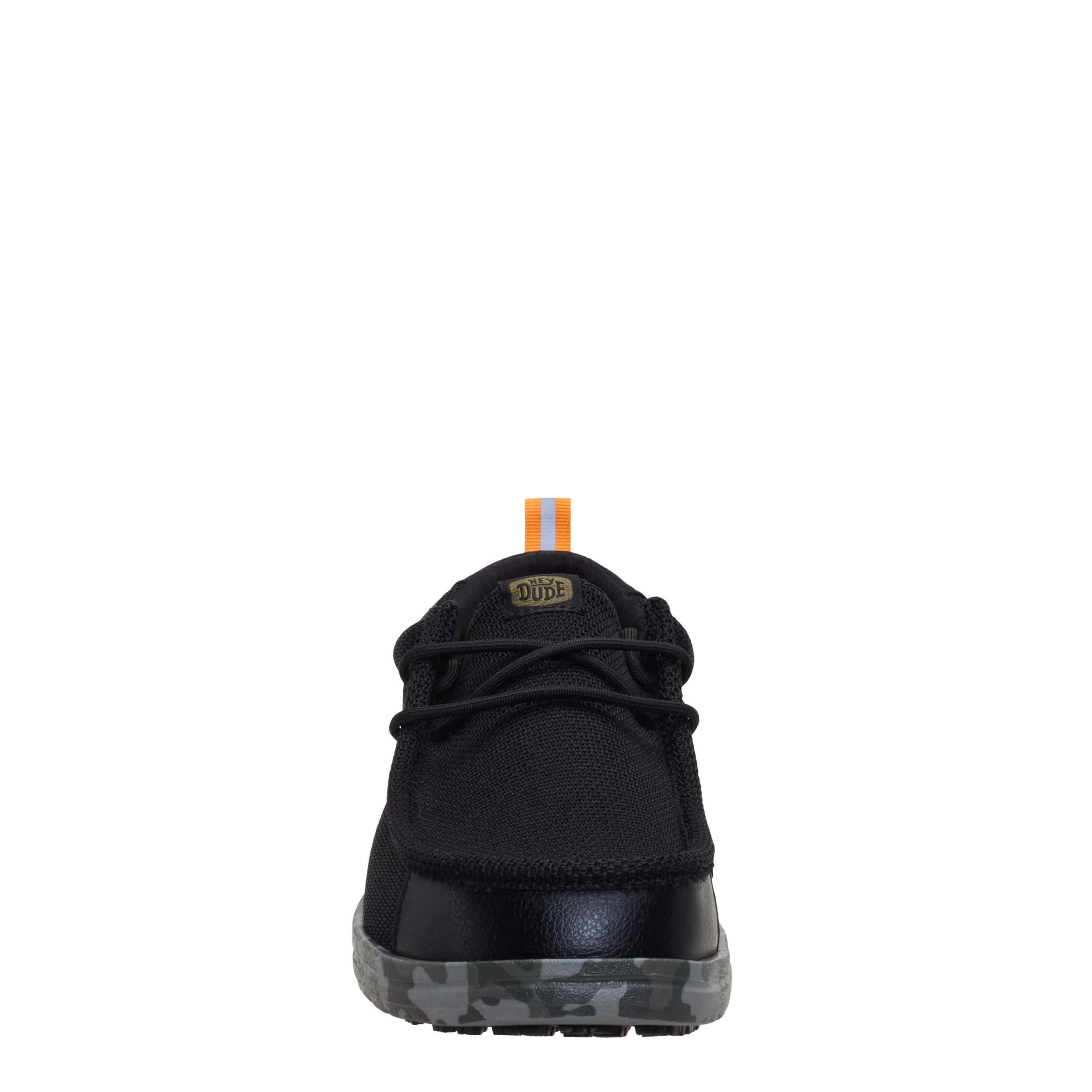 HEYDUDE-MENS WALLY WORK CE SHOE-BLACK & 