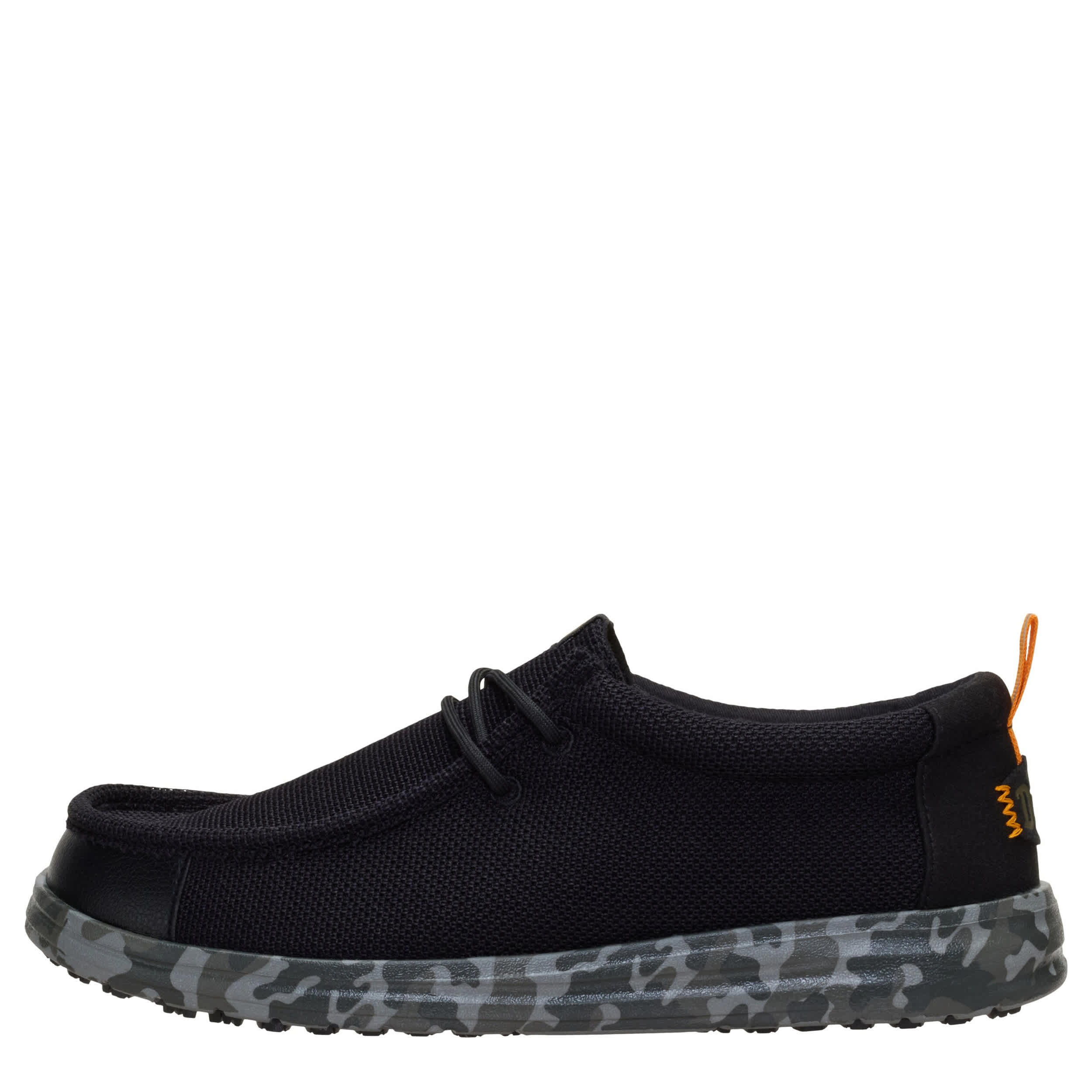 HEYDUDE-MENS WALLY WORK CE SHOE-BLACK & 