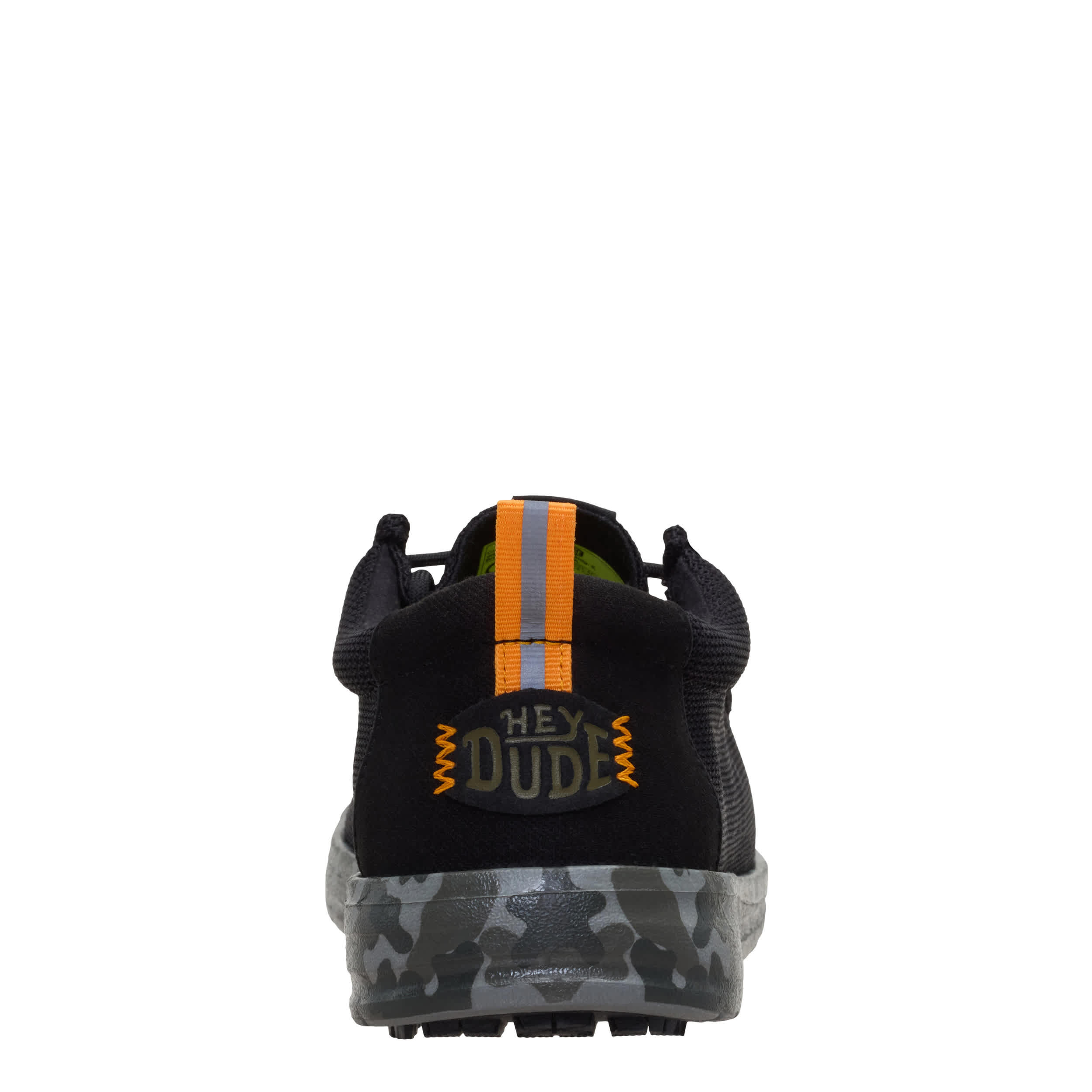 HEYDUDE-MENS WALLY WORK CE SHOE-BLACK & 