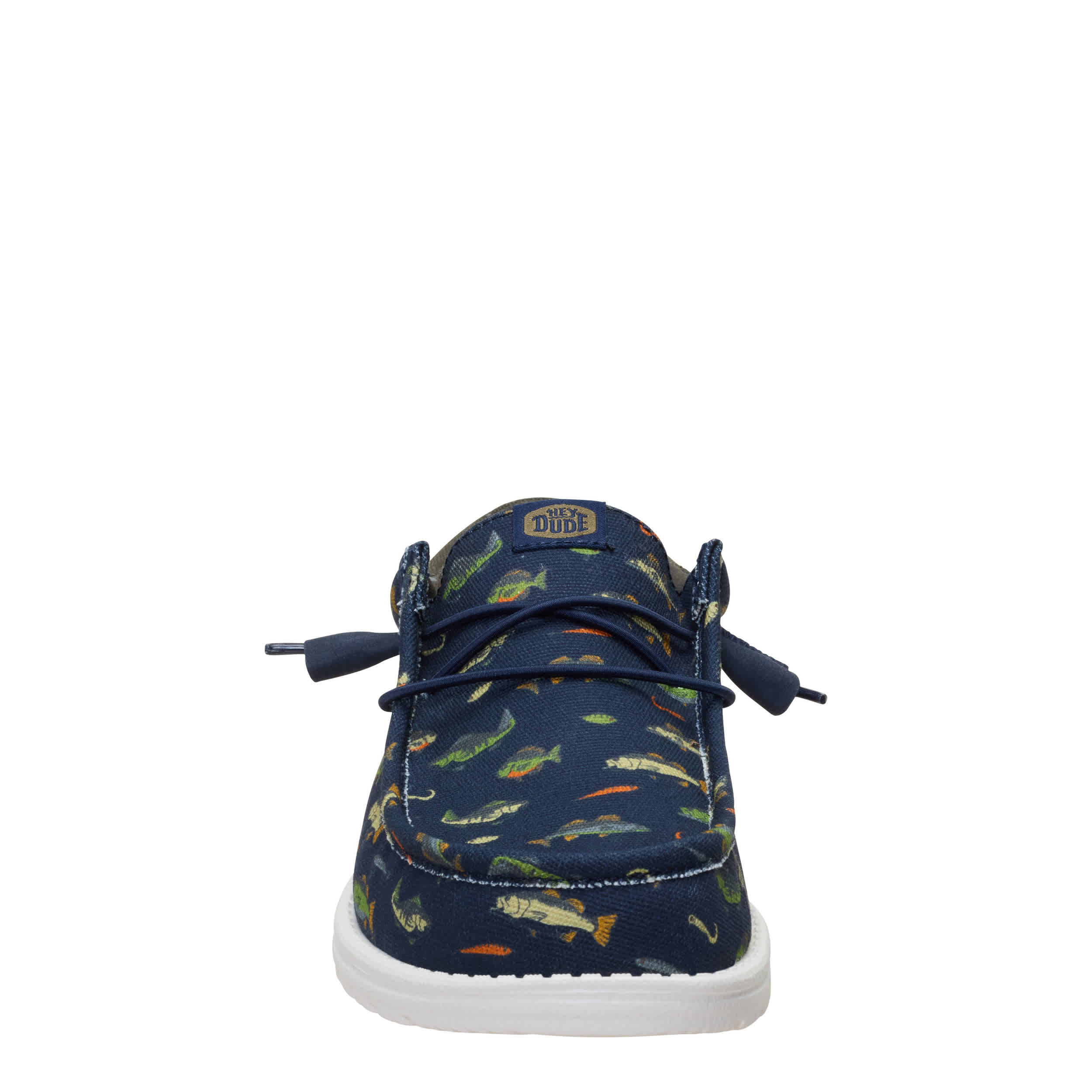 HEYDUDE-MENS WALLY SLIP ON SNEAKER-BLUE & 