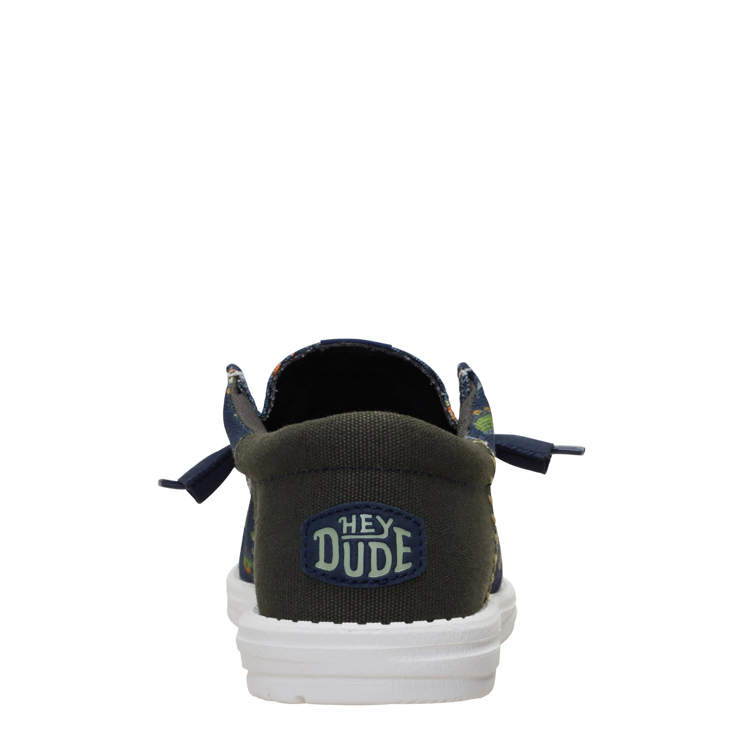 HEYDUDE-MENS WALLY SLIP ON SNEAKER-BLUE & 