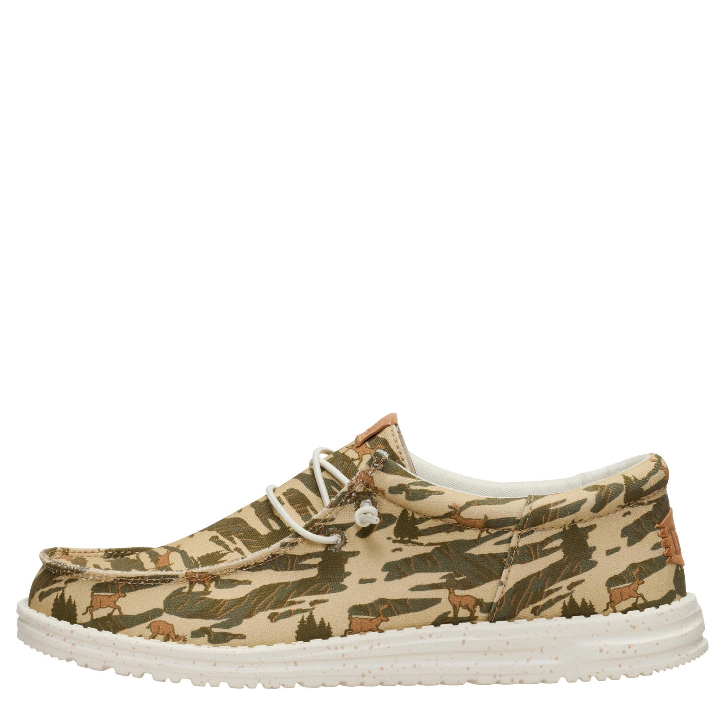 HEYDUDE-MENS WALLY SLIP ON SNEAKER-NEUTRAL & 