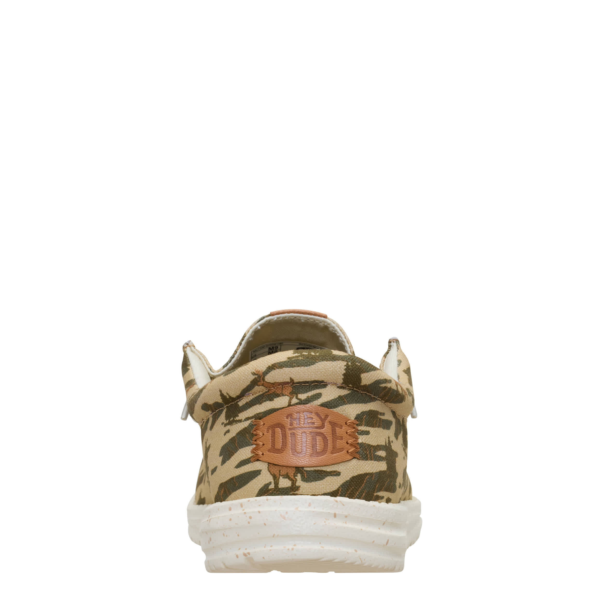 HEYDUDE-MENS WALLY SLIP ON SNEAKER-NEUTRAL & 