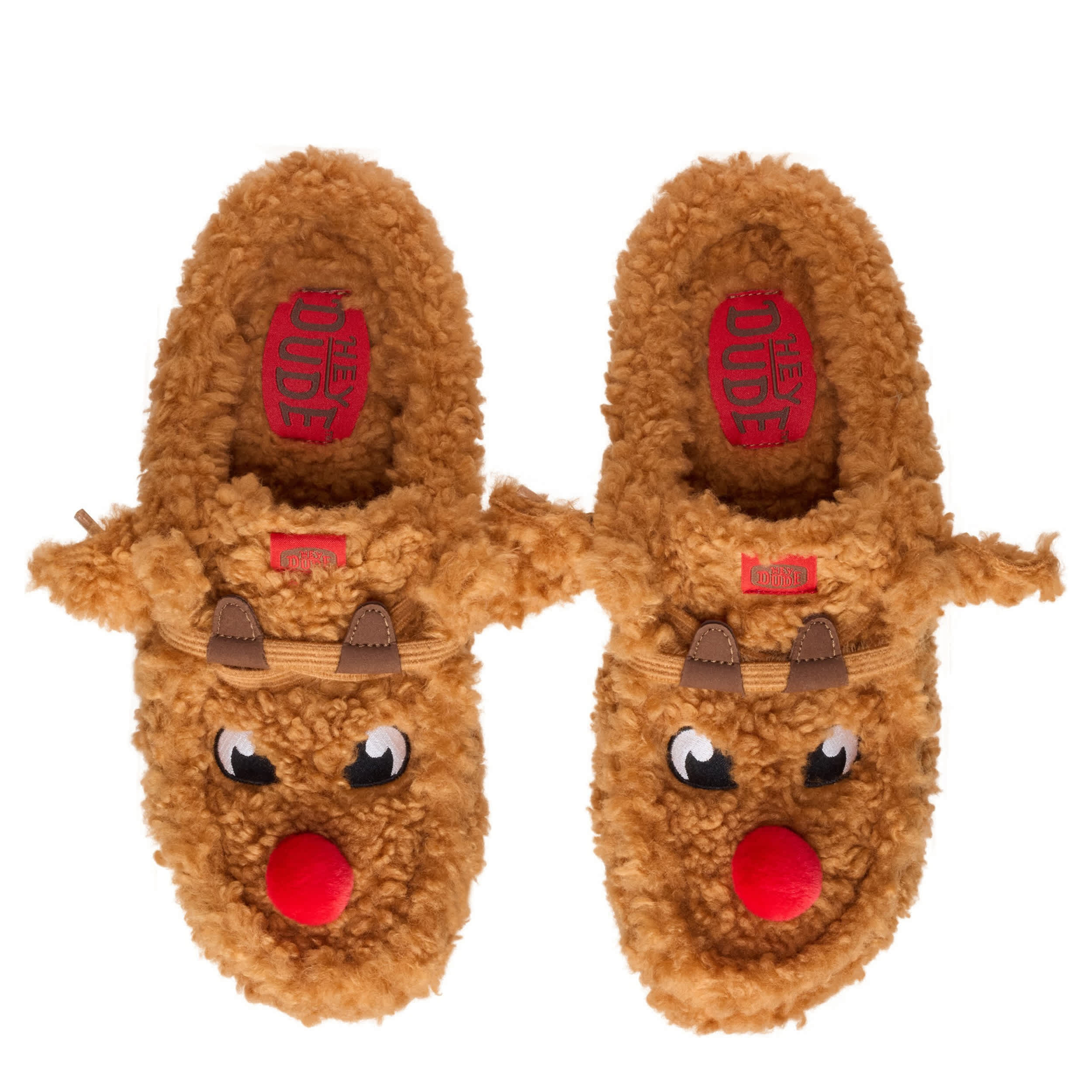 HEYDUDE-MENS WALLY SLIPPER-ORANGE & 