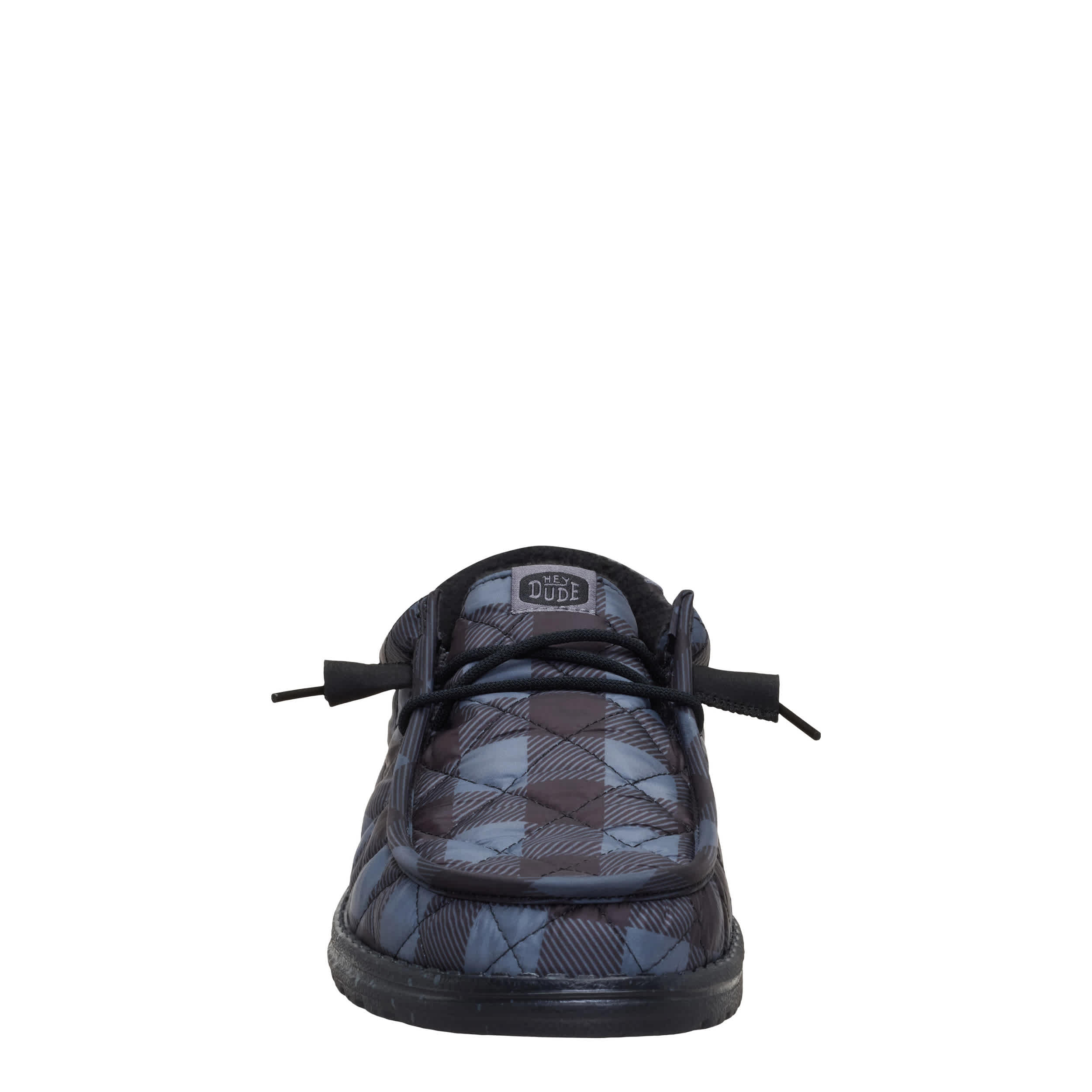 HEYDUDE-MENS WALLY SLIP ON SNEAKER-GREY & 