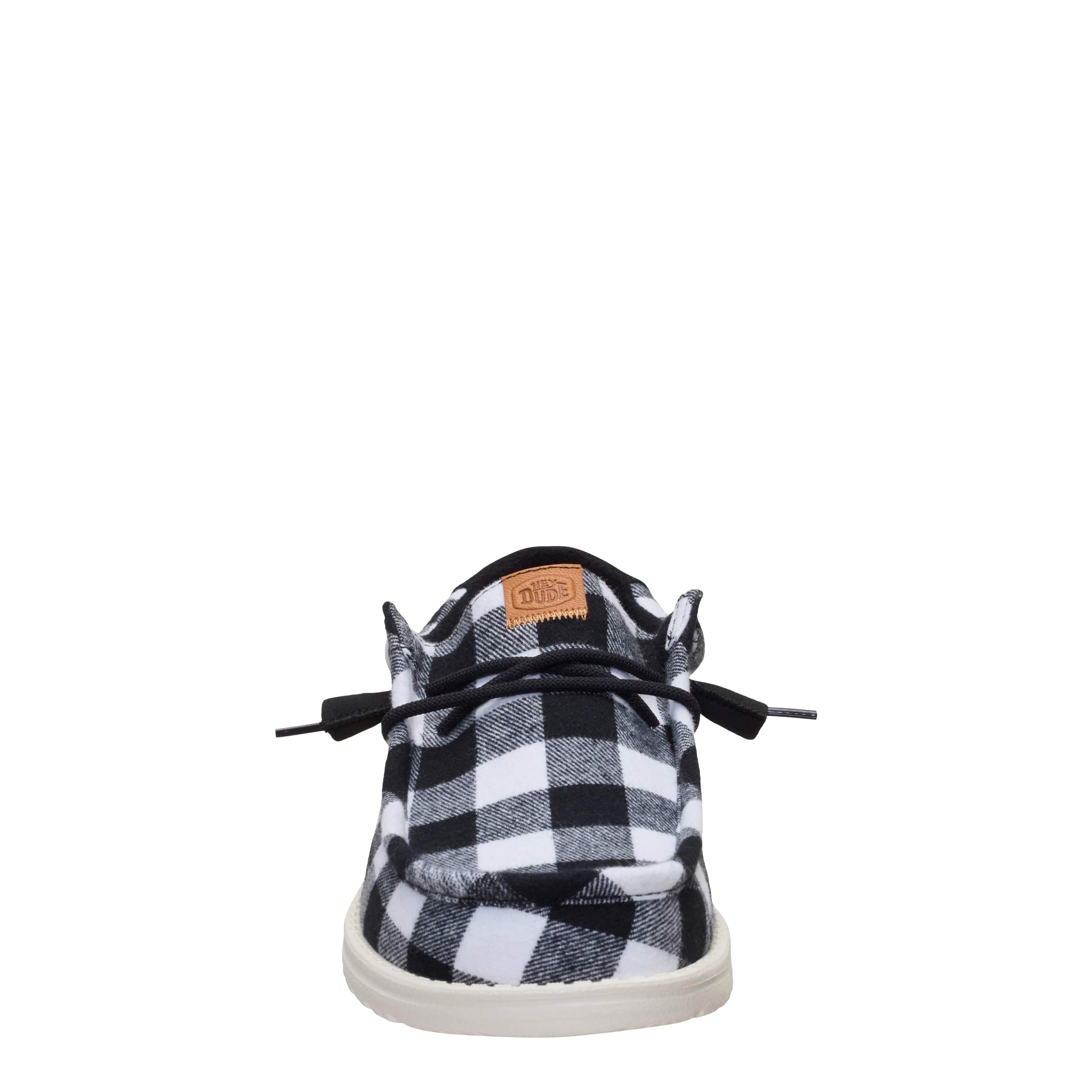 HEYDUDE-MENS WALLY SLIP ON SNEAKER-BLACK & 