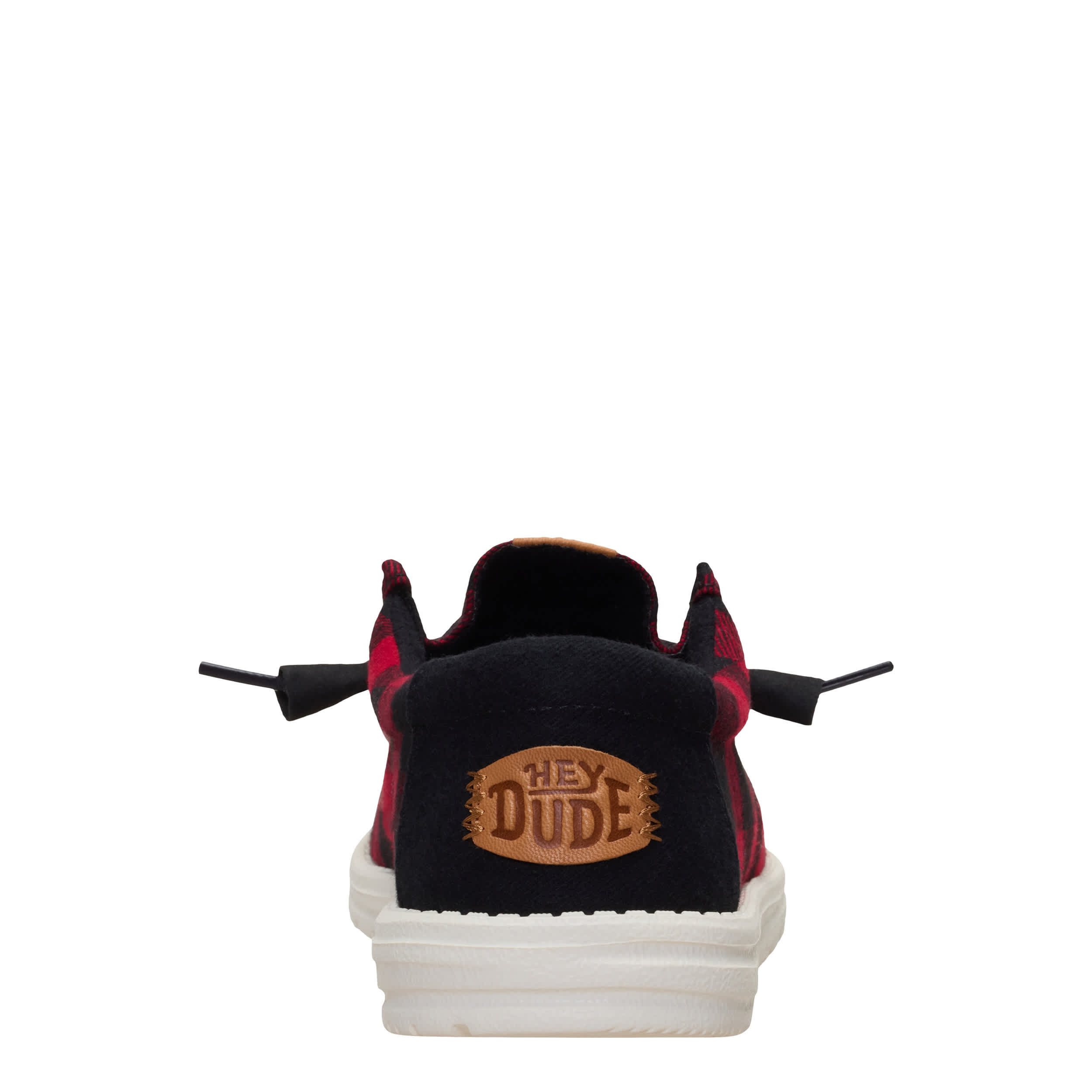 HEYDUDE-MENS WALLY SLIP ON SNEAKER-RED & 