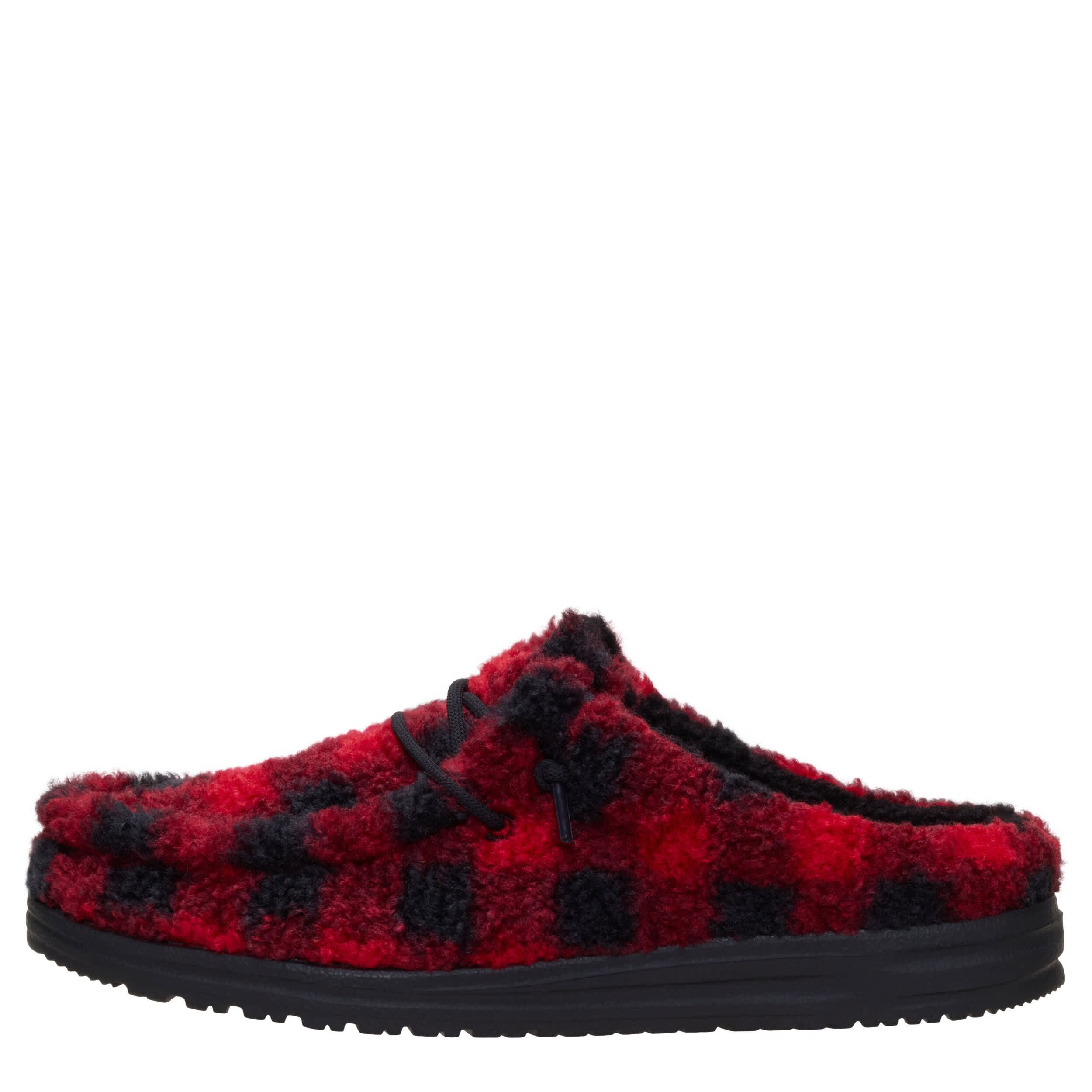 HEYDUDE-MENS WALLY SLIPPER-RED & 
