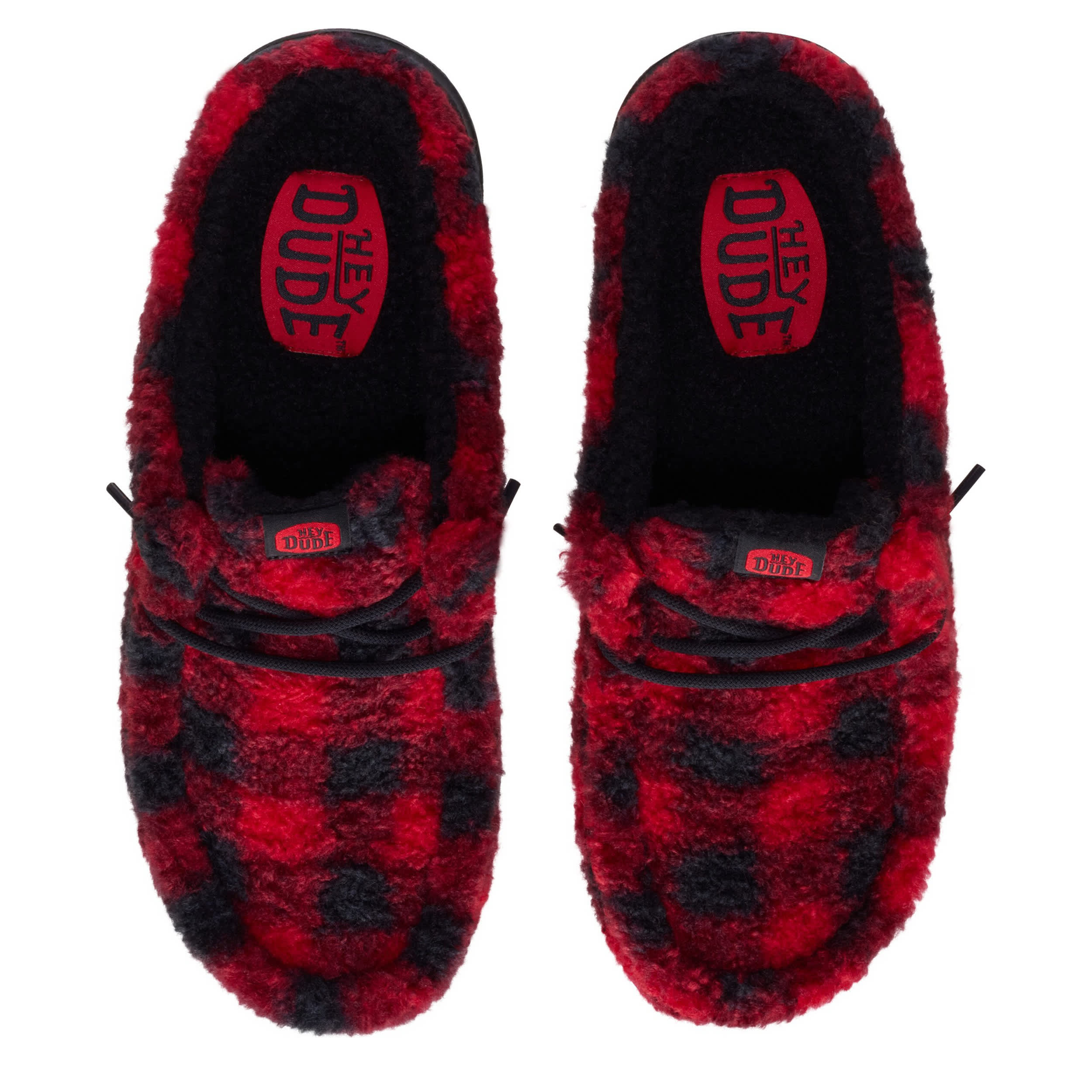 HEYDUDE-MENS WALLY SLIPPER-RED & 