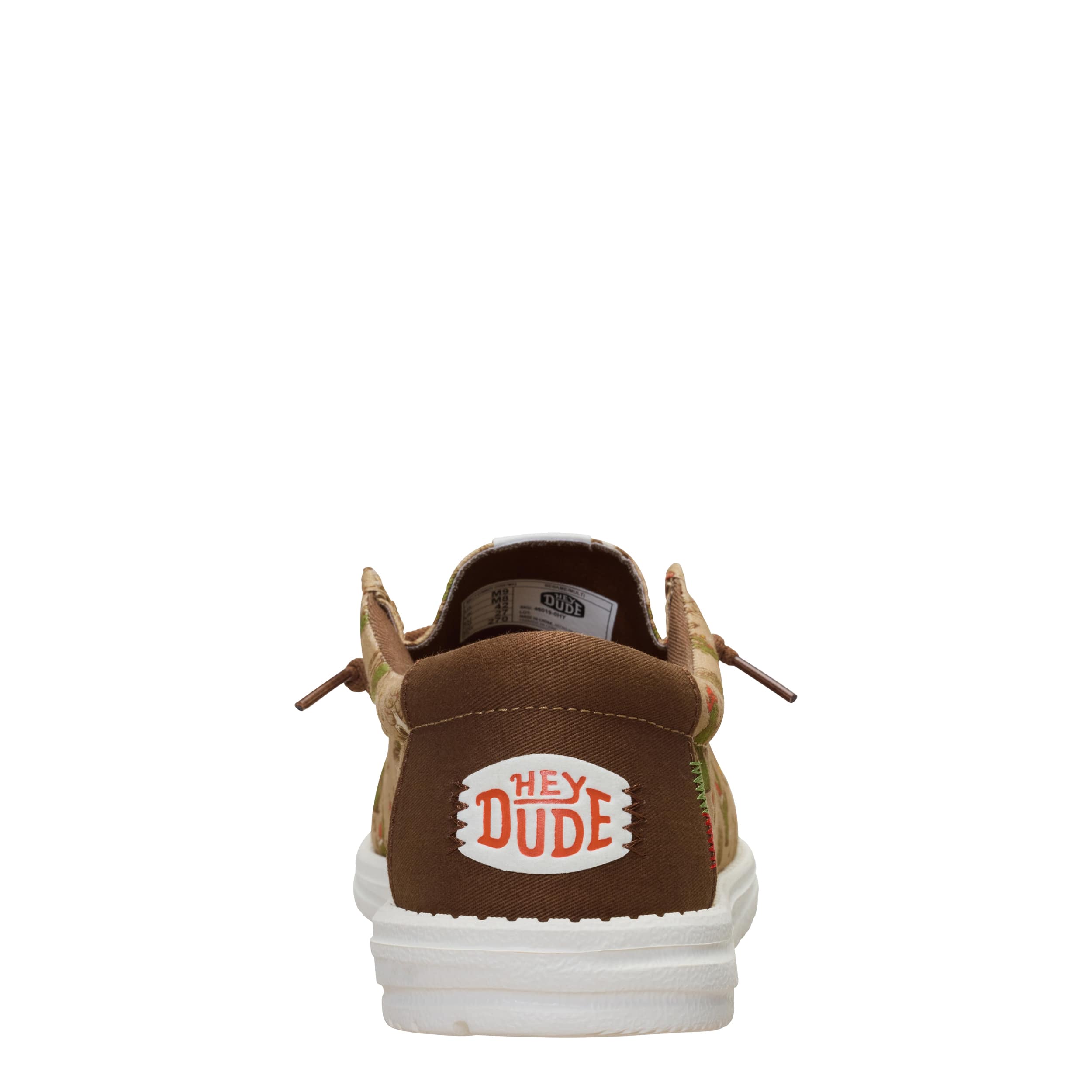 HEYDUDE-MENS WALLY SLIP ON SNEAKER-NEUTRAL & 