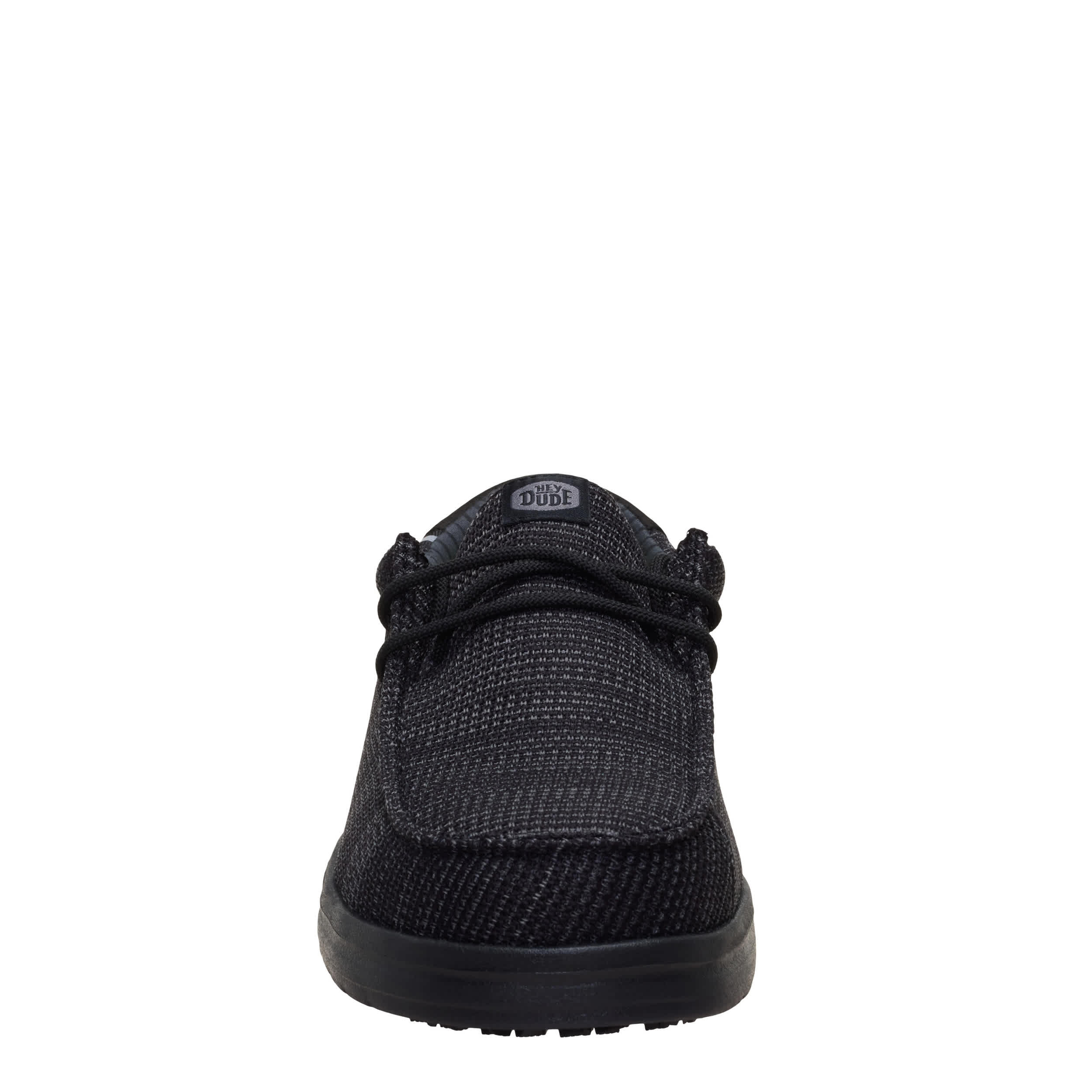 HEYDUDE-MENS WALLY WORK CT SHOE-BLACK & 