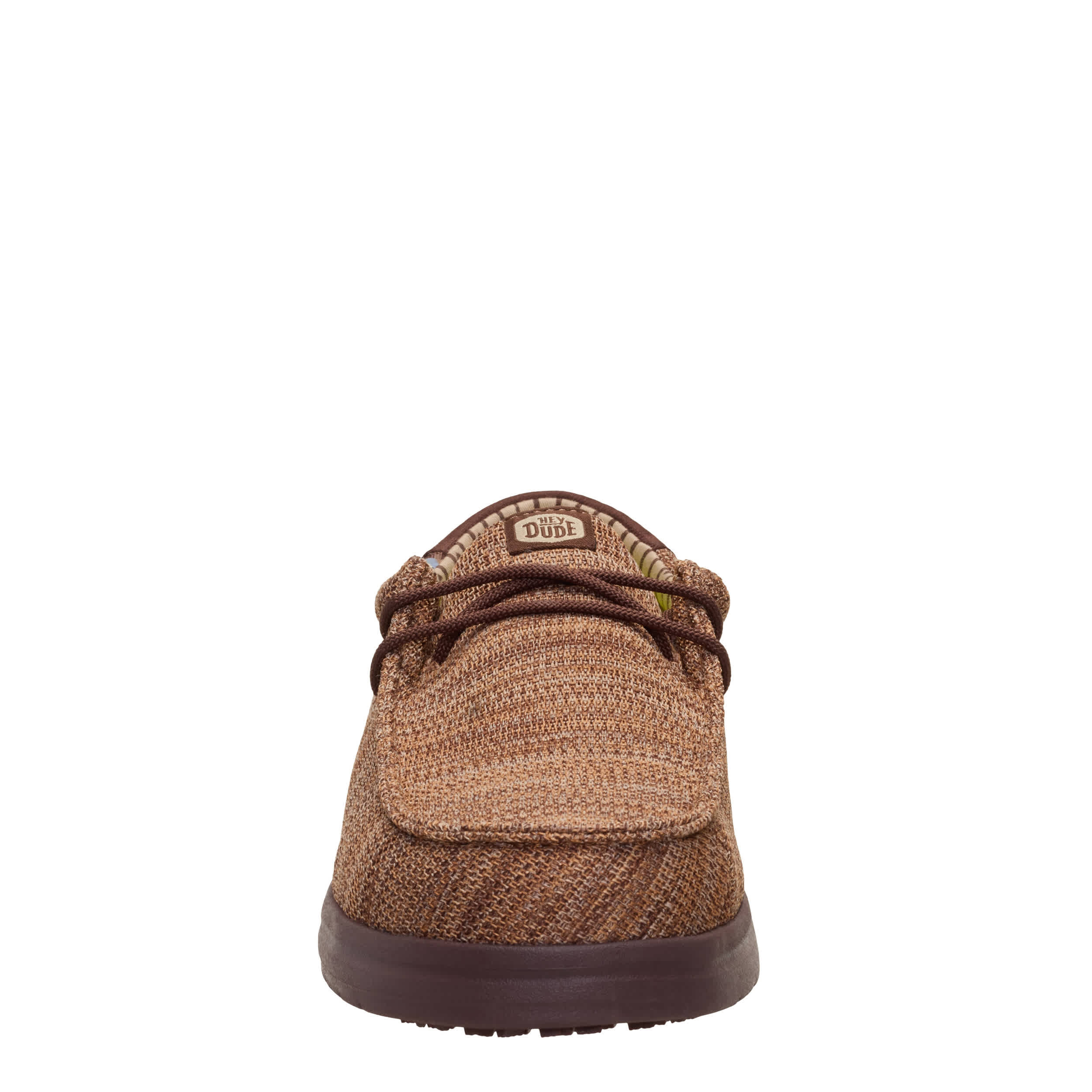 HEYDUDE-MENS WALLY WORK CT SHOE-BROWN & 
