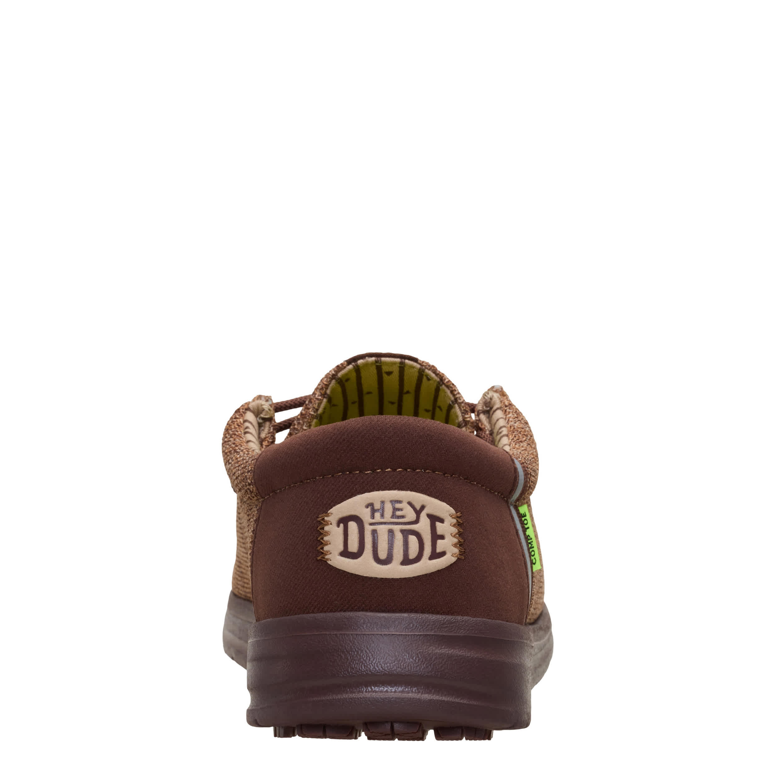 HEYDUDE-MENS WALLY WORK CT SHOE-BROWN & 