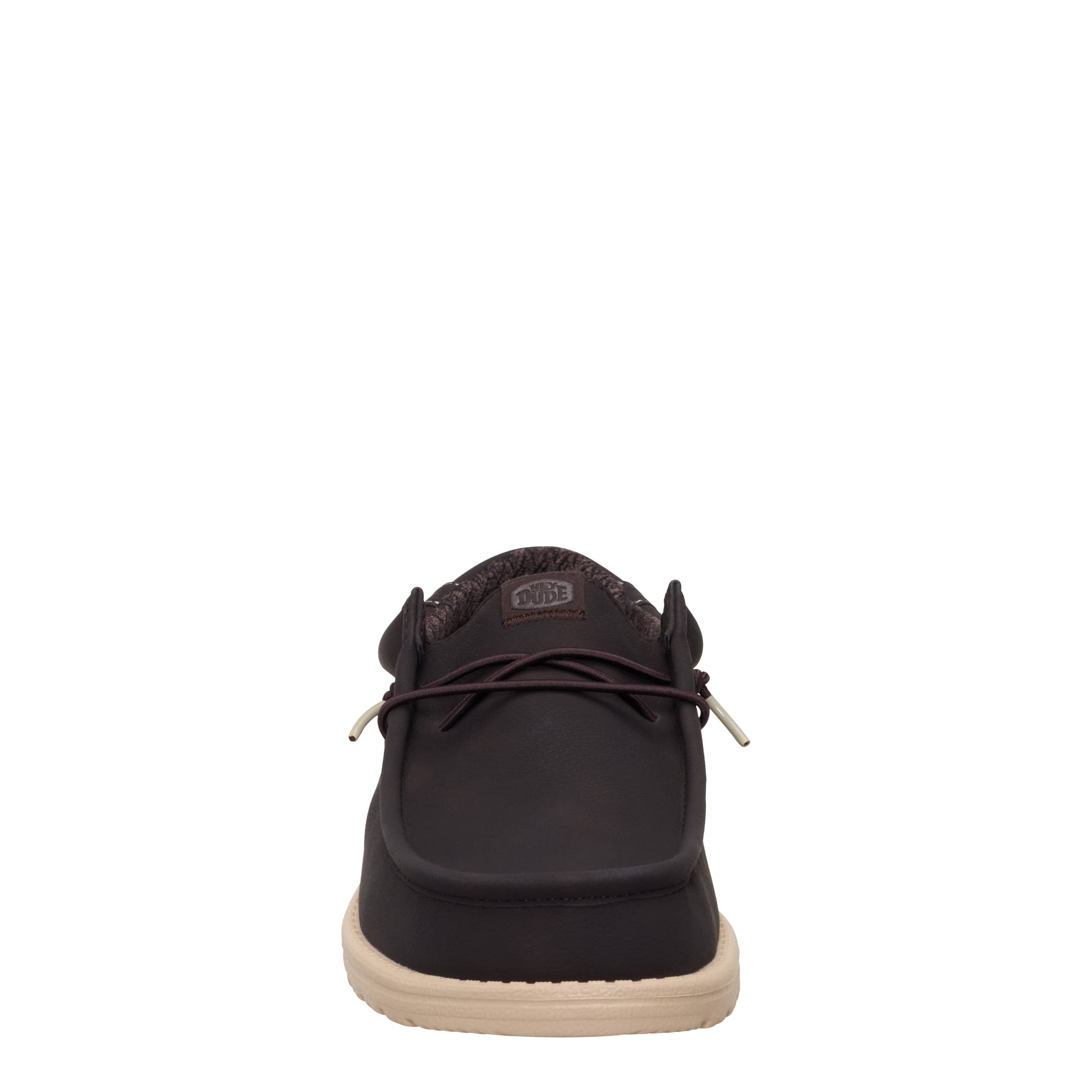 HEYDUDE-MENS WALLY SLIP ON SNEAKER-BLACK & 